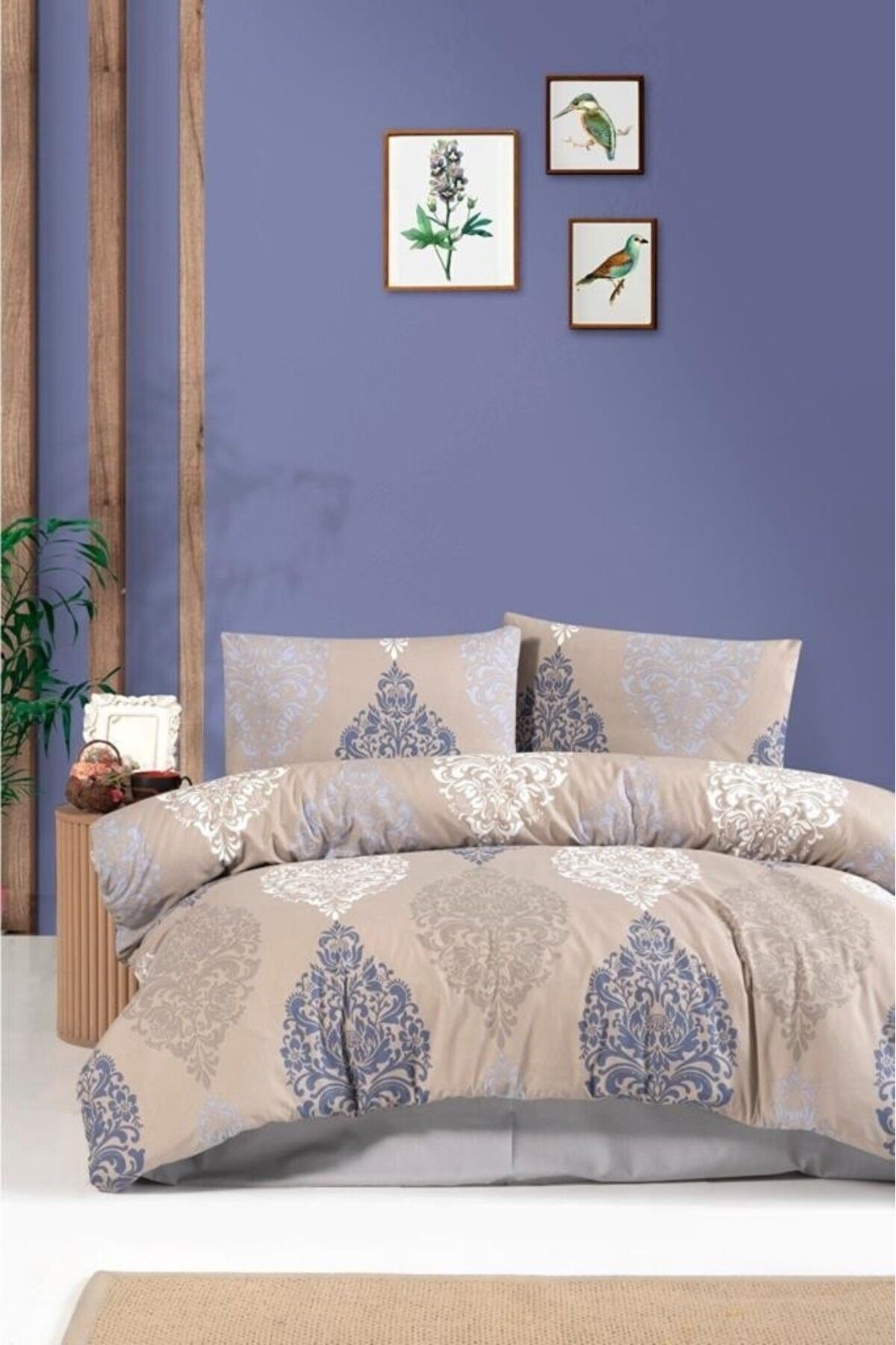 Mulberry King Size Nevresim Seti Çarşafsız 220x240