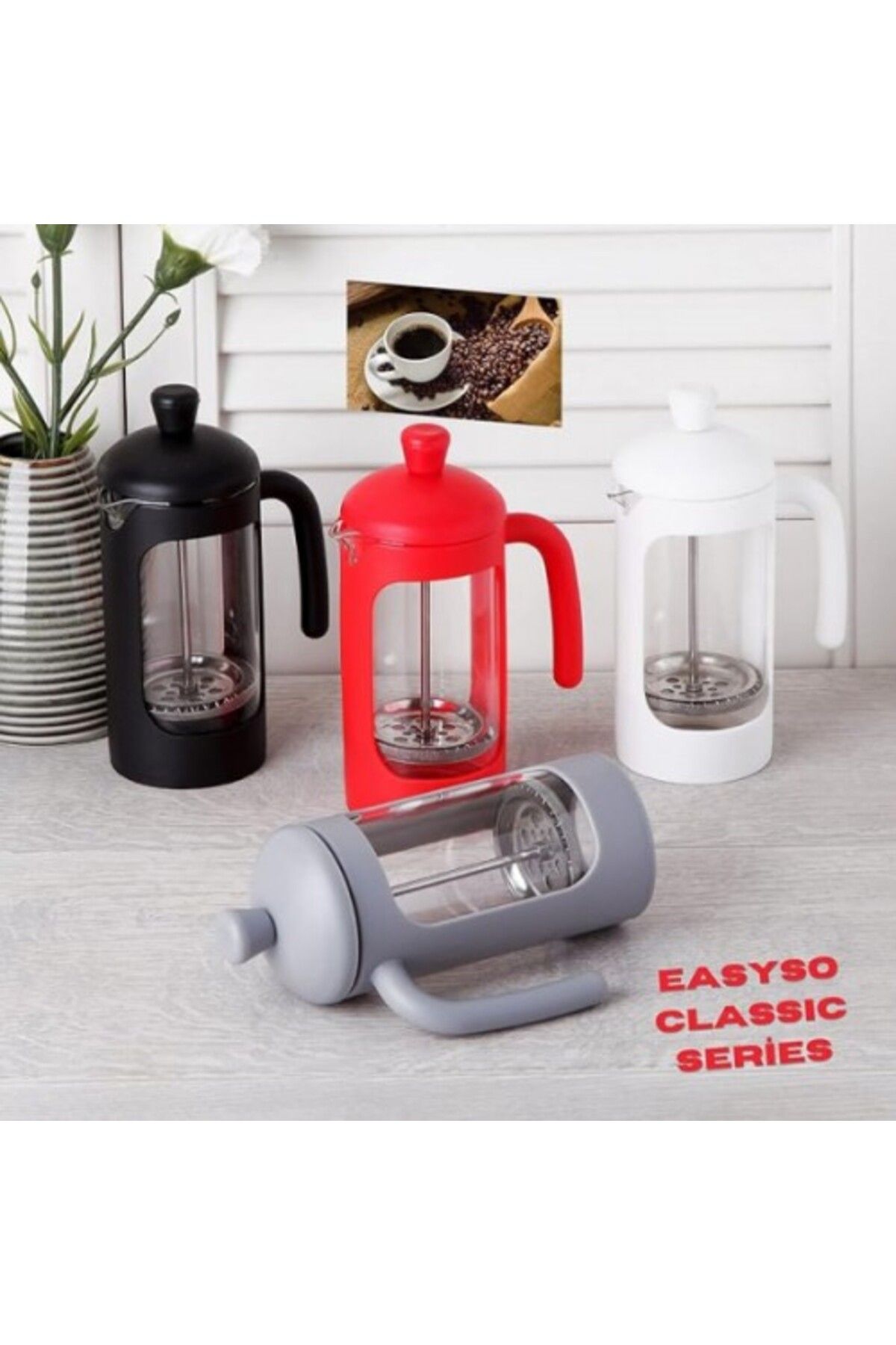 prime pazar 350ML FRENCH PRESS KAHVE VE ÇAY DEMLEME APARATI