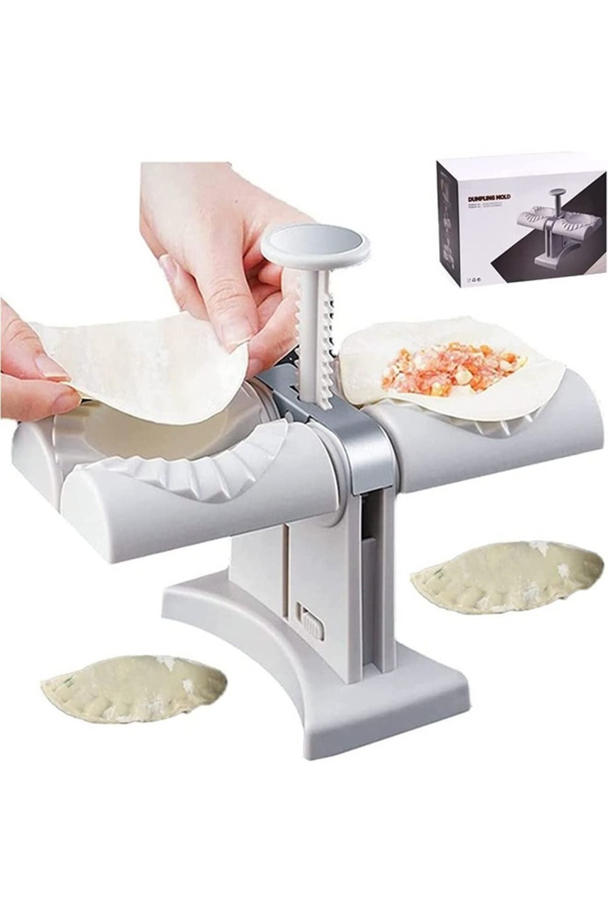 Taimi-Automatic Dumpling Maker Mould Machine Household Dumpling Maker Press Double Head 1