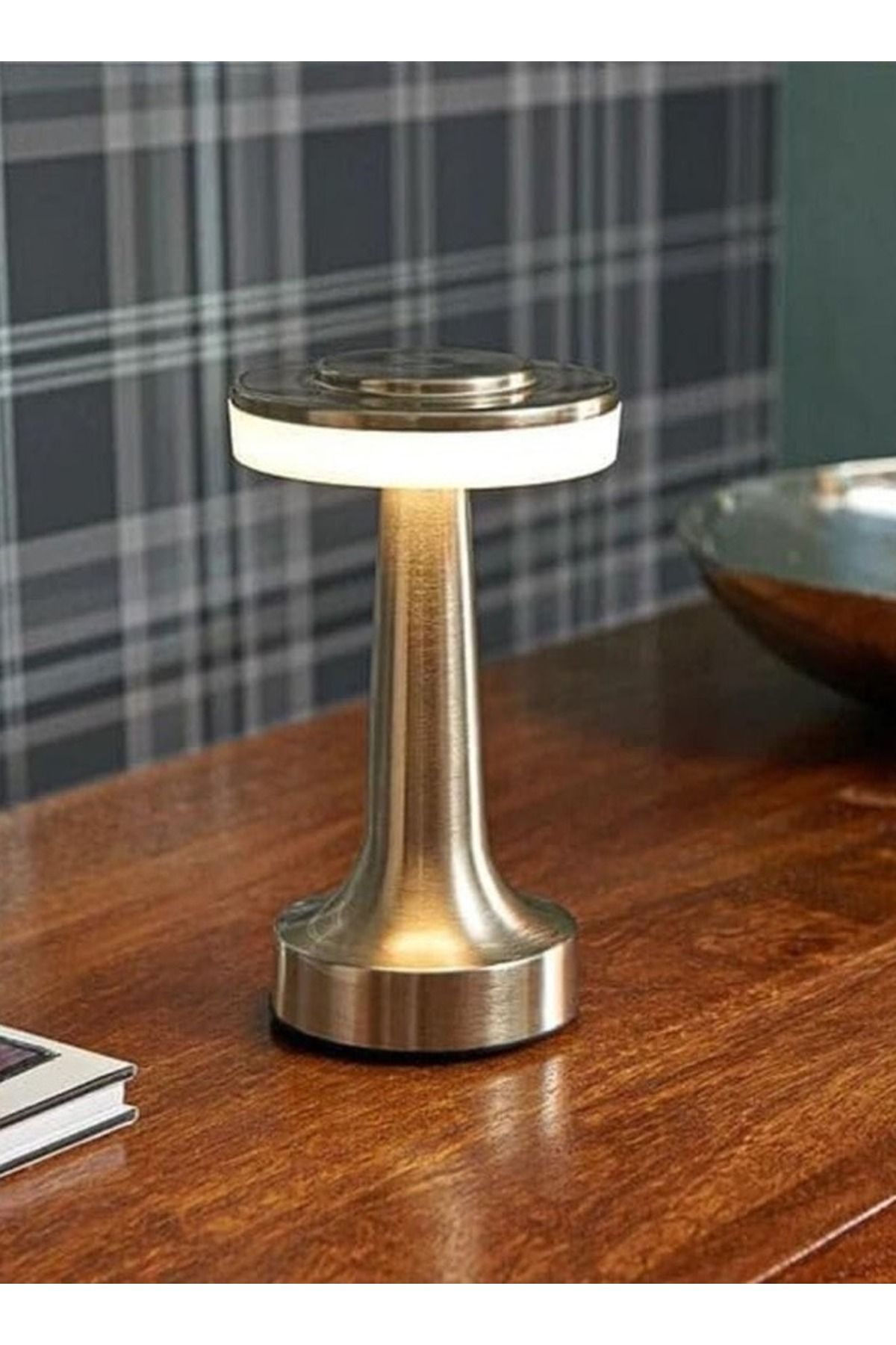 Taimi-Portable LED Table Lamp with Touch Sensor 1000mAh Thin corner Silver 2