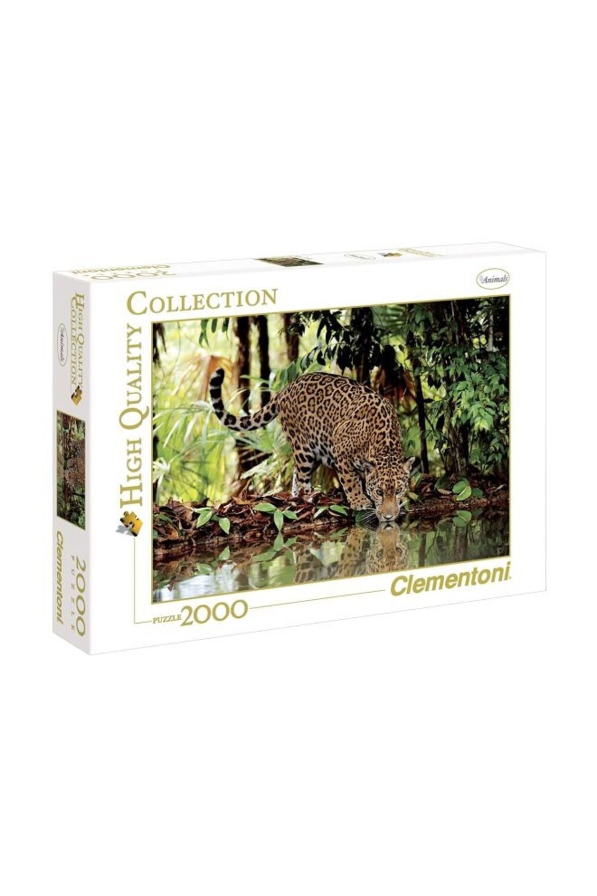 CLEMENTONI- 2000-Piece Leopard Puzzles 1