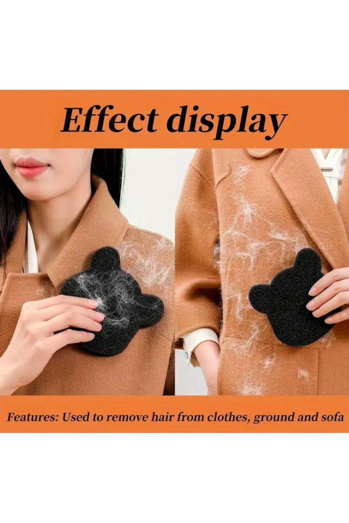 miatamer-Lint Collector for Washing Machine, Cat Lint Remover, Reusable Cute Teddy Bear 5