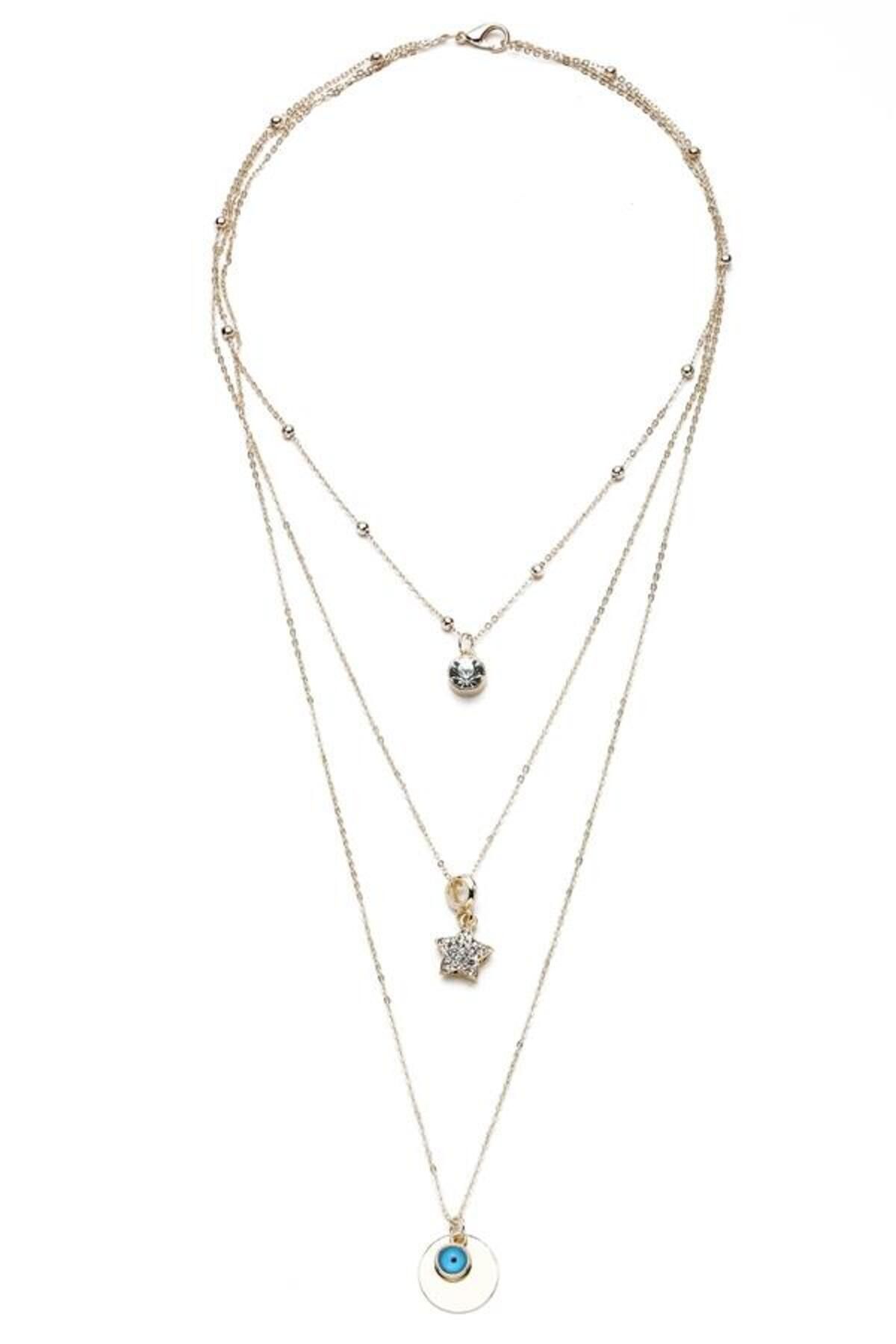 Modex-Star figured triple necklace 4