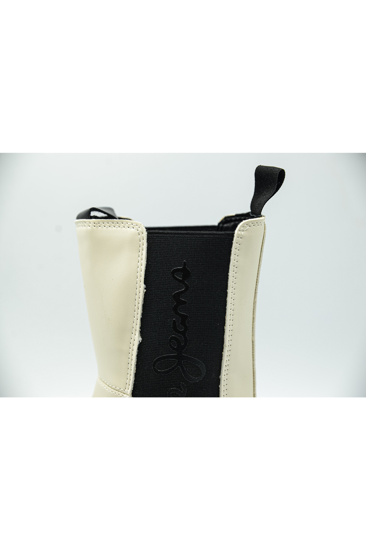 Pepe Jeans-Boty Pepe Jeans Yoko Chelsea, Bílé, Dámské 6