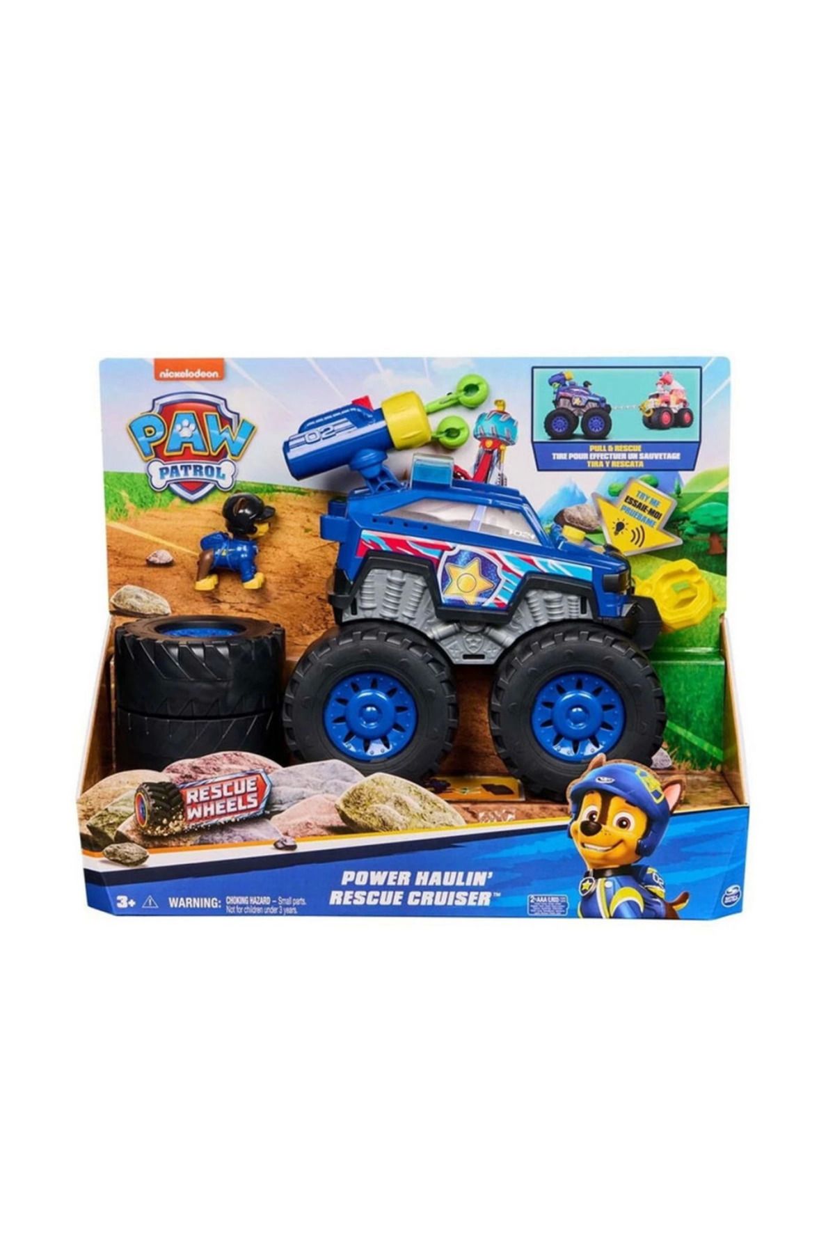 gcaksesuar Nessiworld Rescue Wheels Temalı Deluxe Chase Kurtarma Aracı