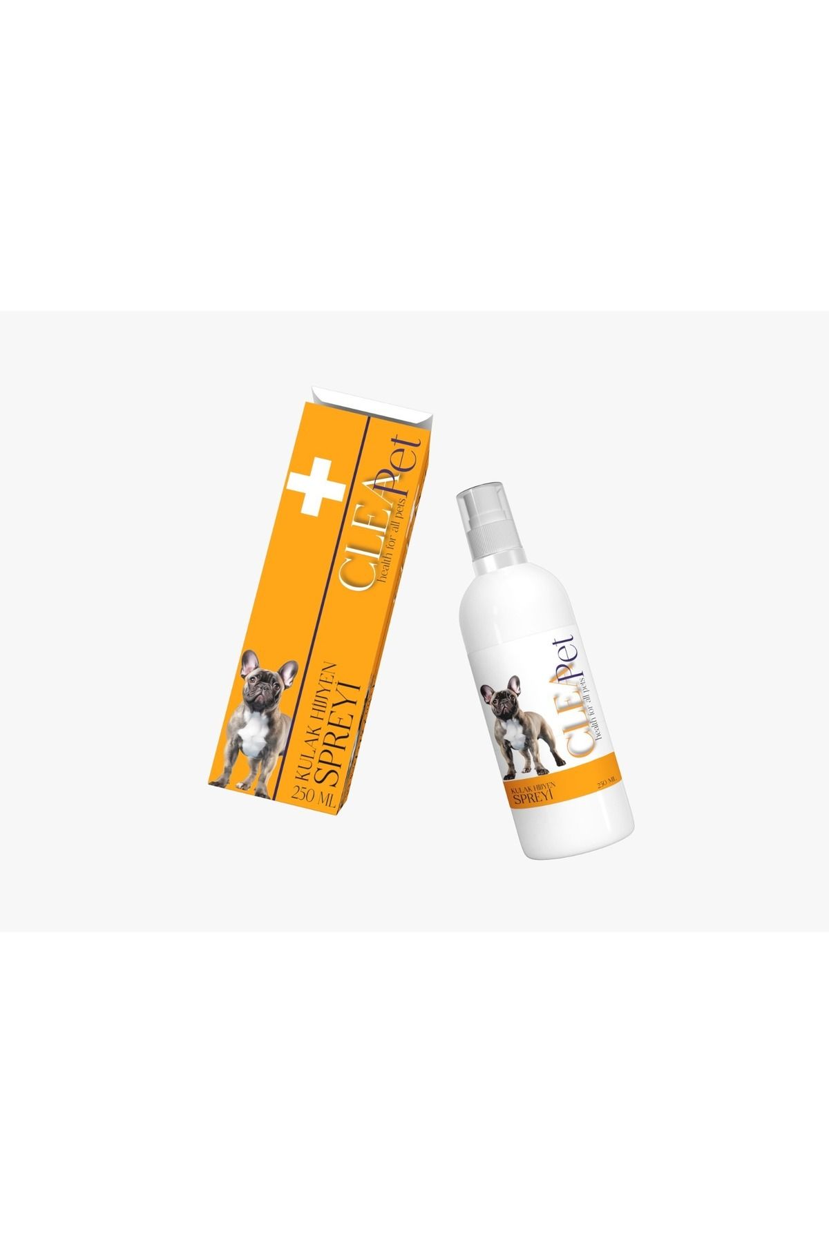 Cleapet Kedi Köpek Kulak Hijyen Spreyi 250ml