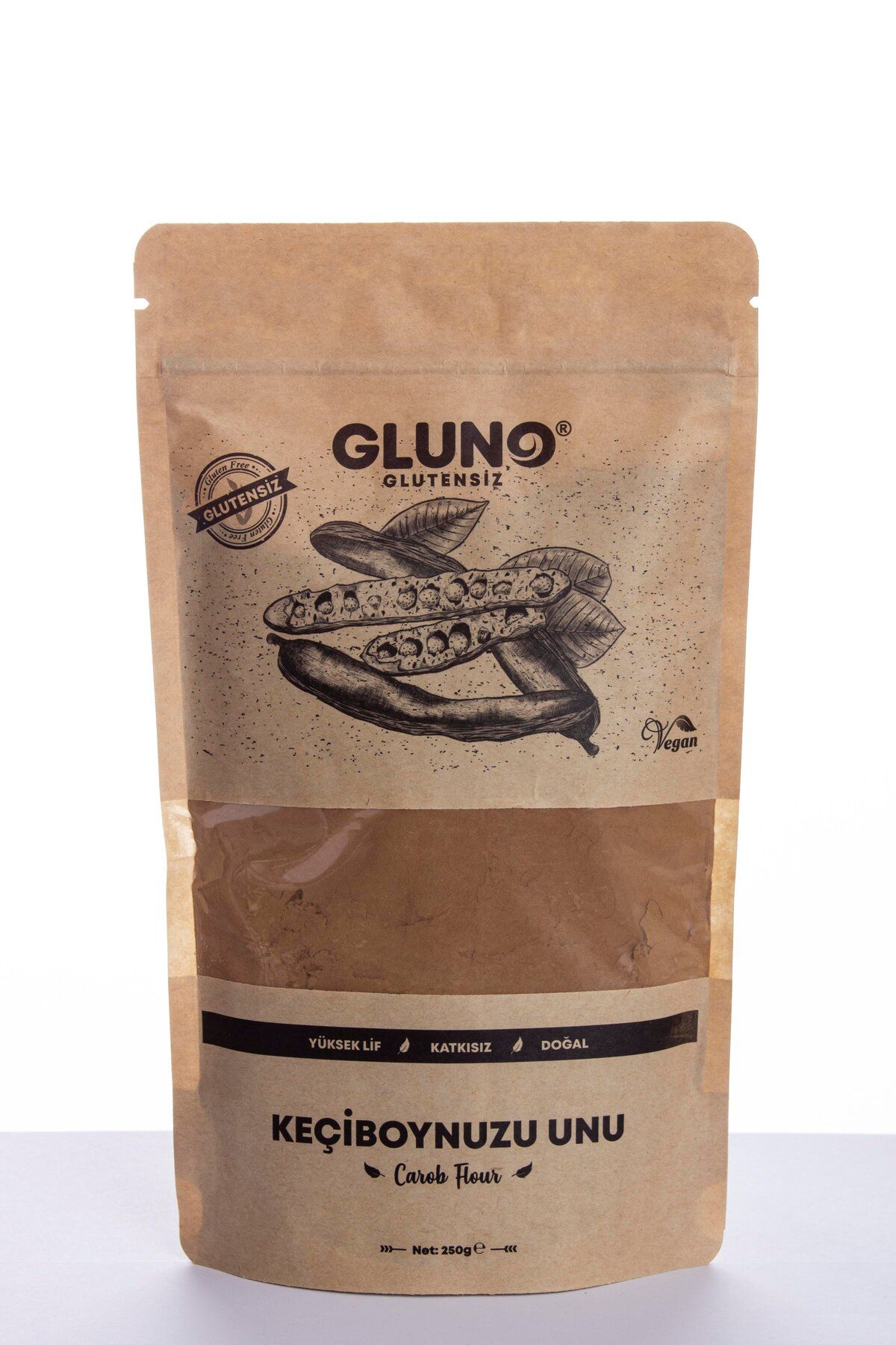 Gluno Glutensiz Keçiboynuzu Unu 250 gr