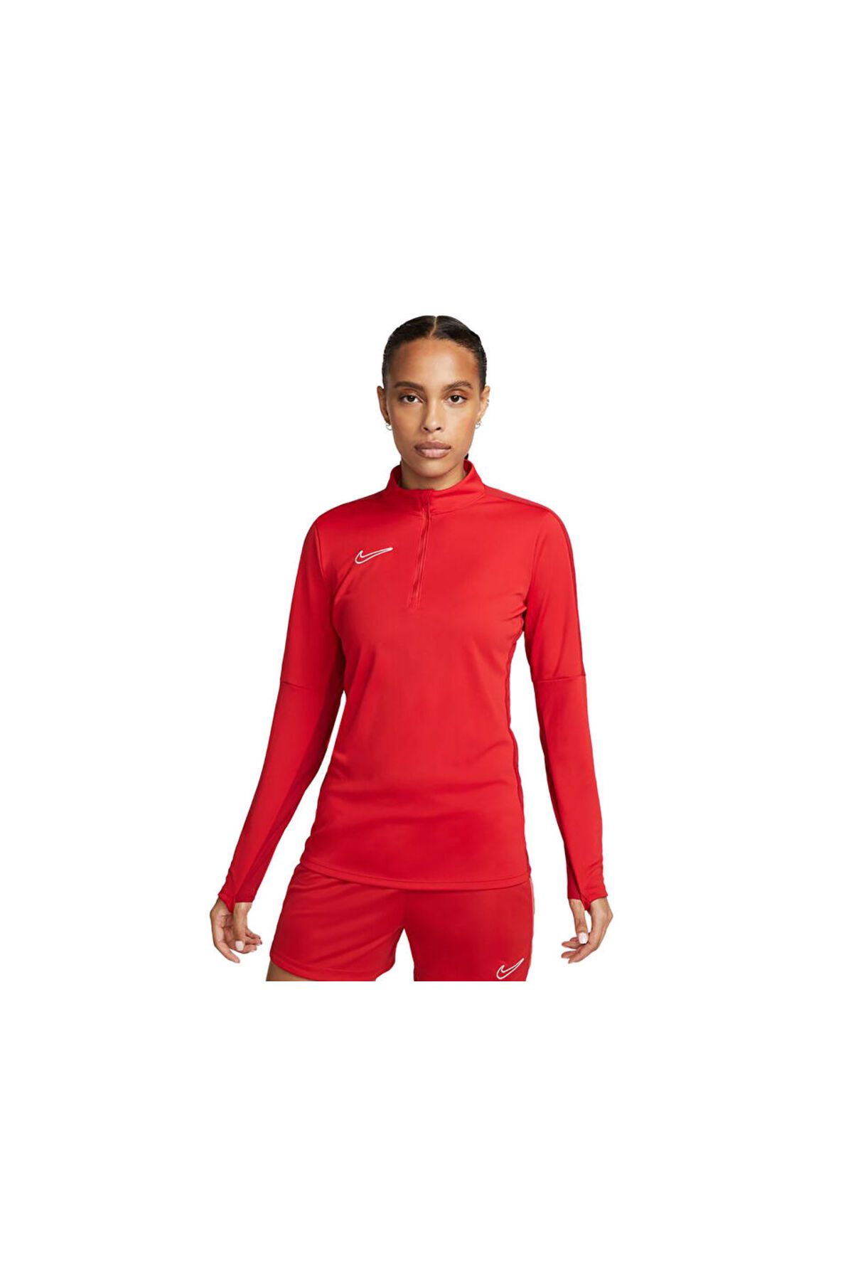 Nike-Red Women's Top - W Nk Df Academy 23 Dril Dr1354-657 1