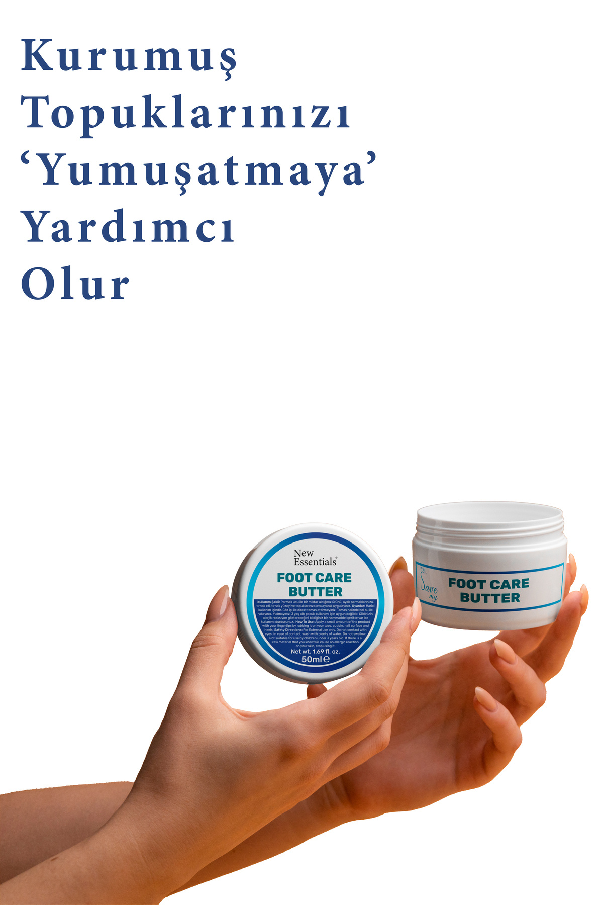 Foot Care Butter Mentollü Ayak Topuk Onarım Ve Bakım Yağı 50 ml — 8682079030816 — تصویر 3 از 4