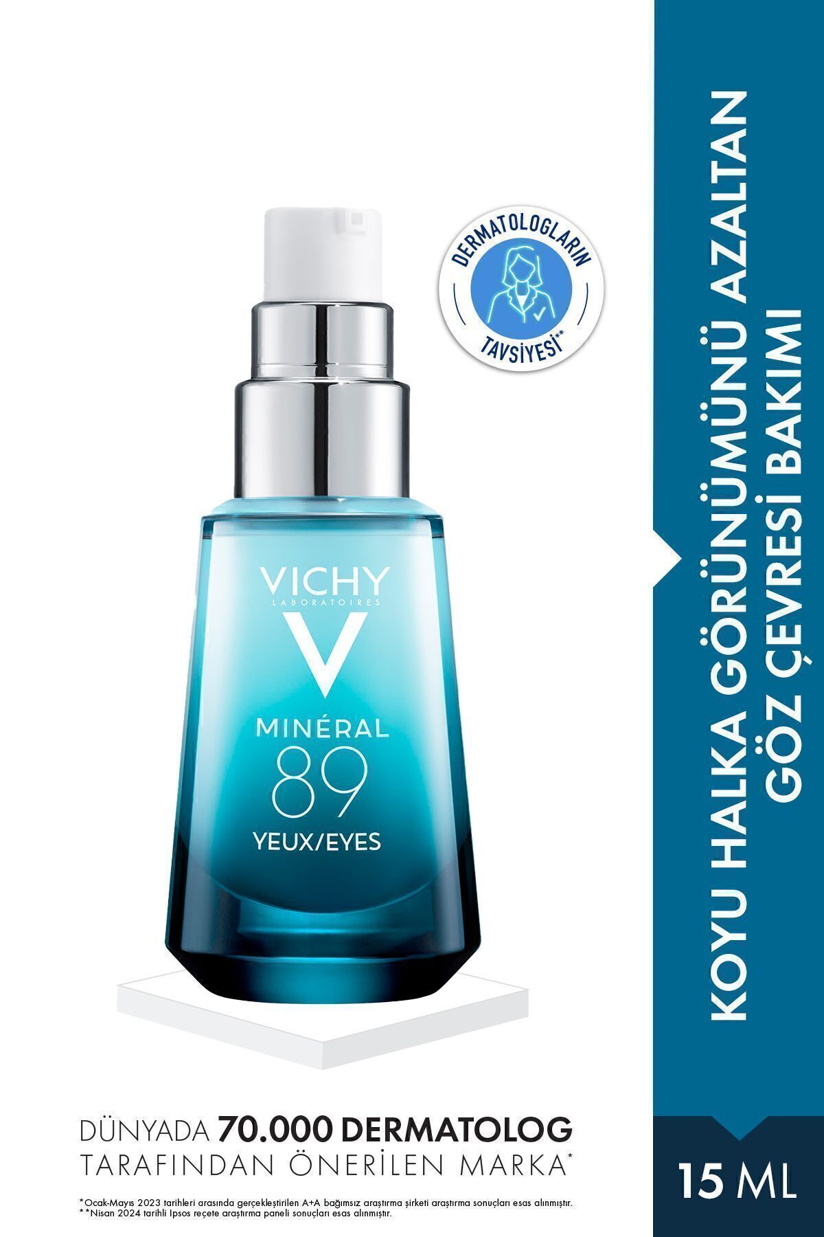 Vichy Göz Çevresindeki İnce Çizgileri Sıkılaştırıcı ve Azaltıcı Canlandırıcı Göz Kremi 15ml Passi.4809