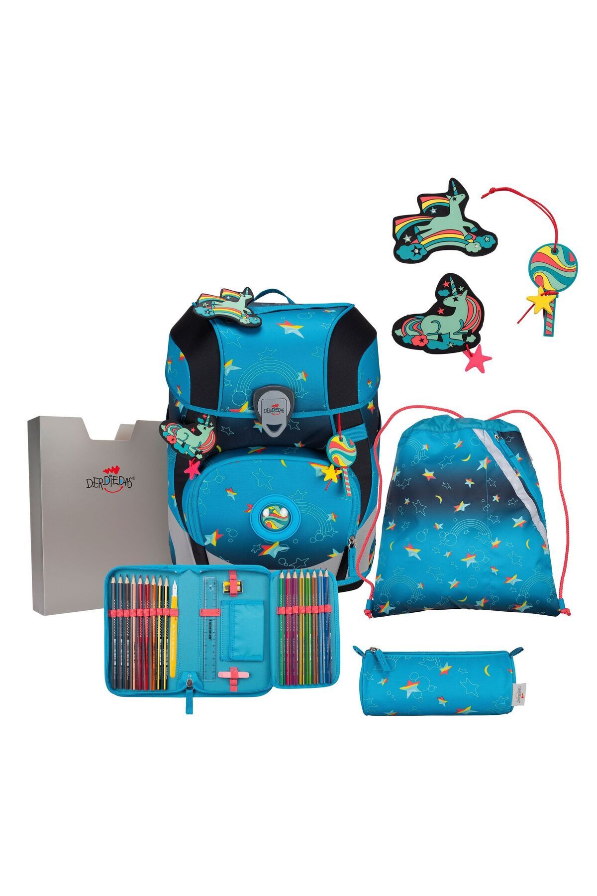 DerDieDas-ErgoFlex Tiny LED Schulranzen-Set 1