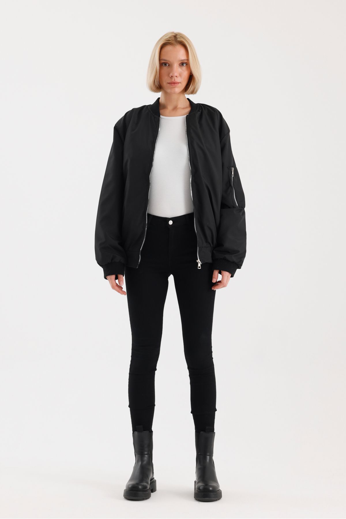 Luna Oversize Bomber Mont