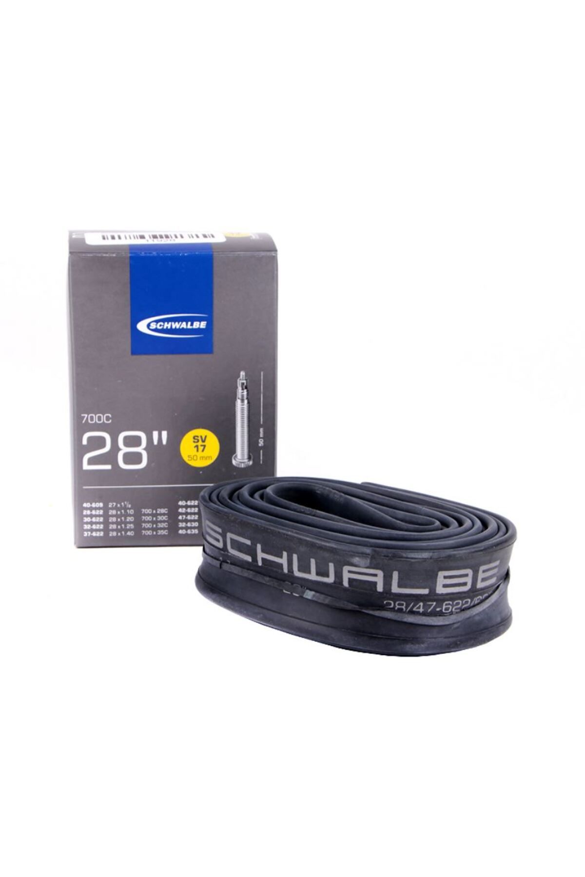 Schwalbe İnce Sibop İç Lastik Sv17 50Mm700x28-45C