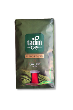 tadım çay İKİ BUÇUK YAPRAK 1000 gr (HAKİKİ RIZE ÇAYI,SİYAH PAKET ÇAY)