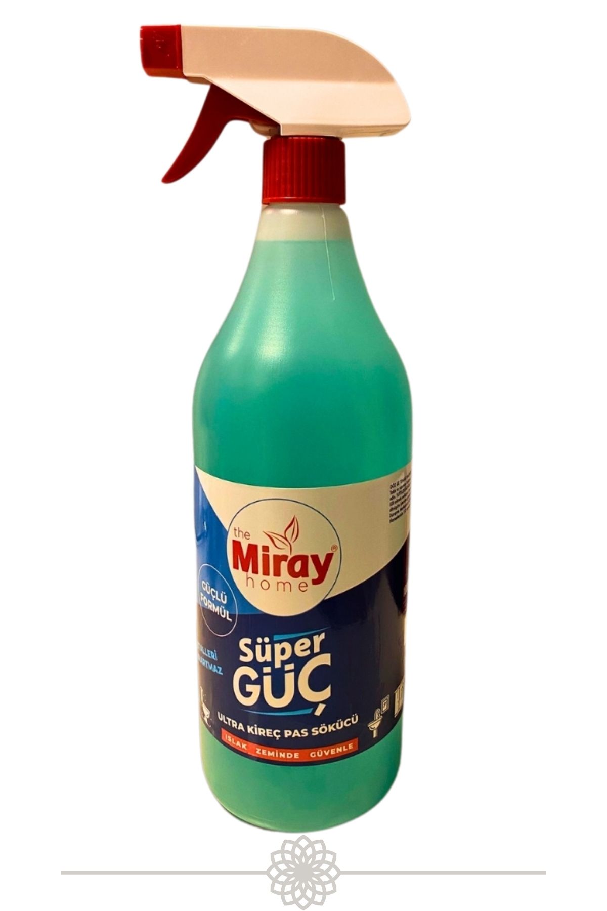 miray home Süper Güç Mavi 1 lt Ultra Kireç ve Pas Sökücü / Yenilenen Formül