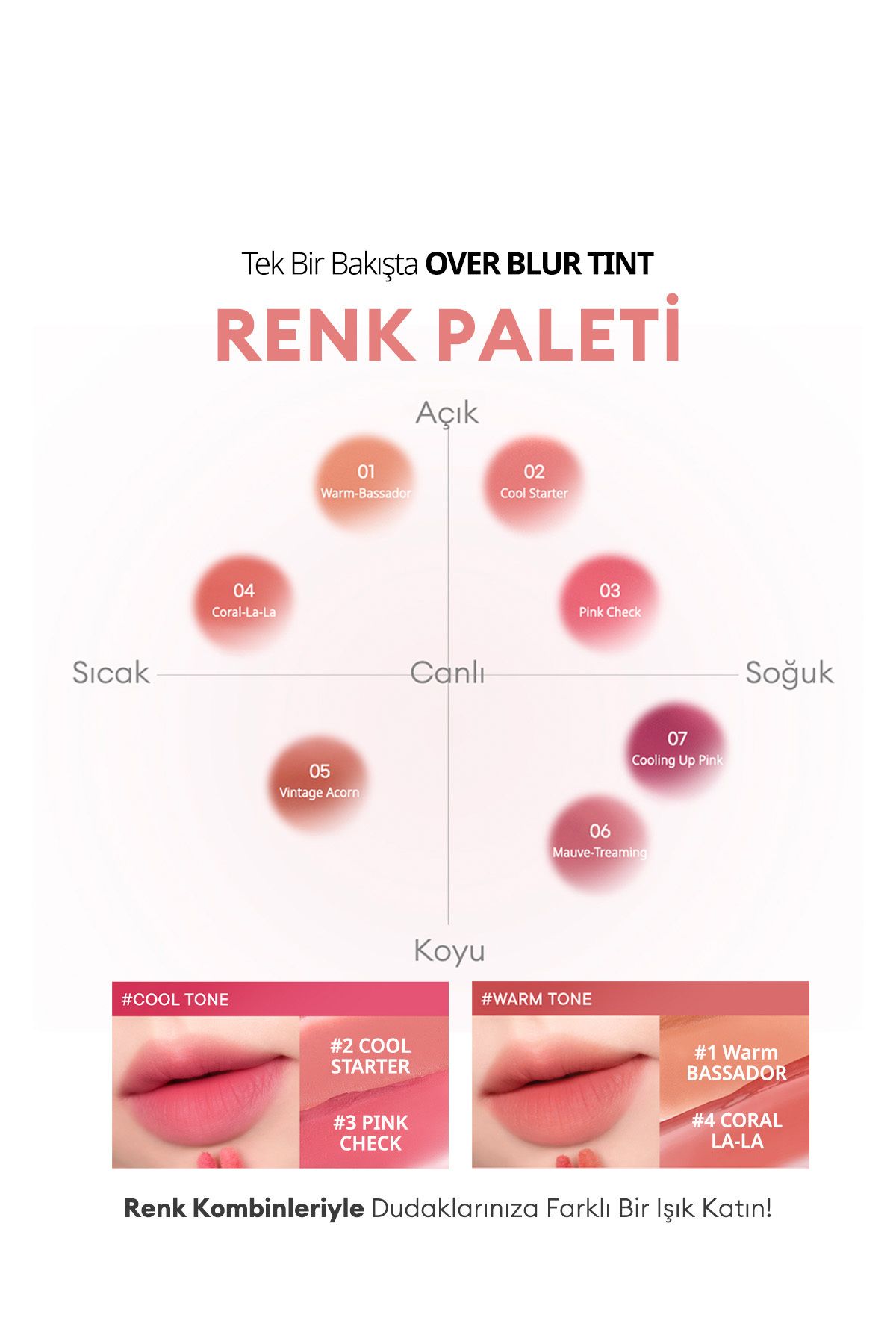 PERIPERA-Peripera over Blur Tint - Tint That Provides Smooth Mat for All Day (002 Cool Starter) 6