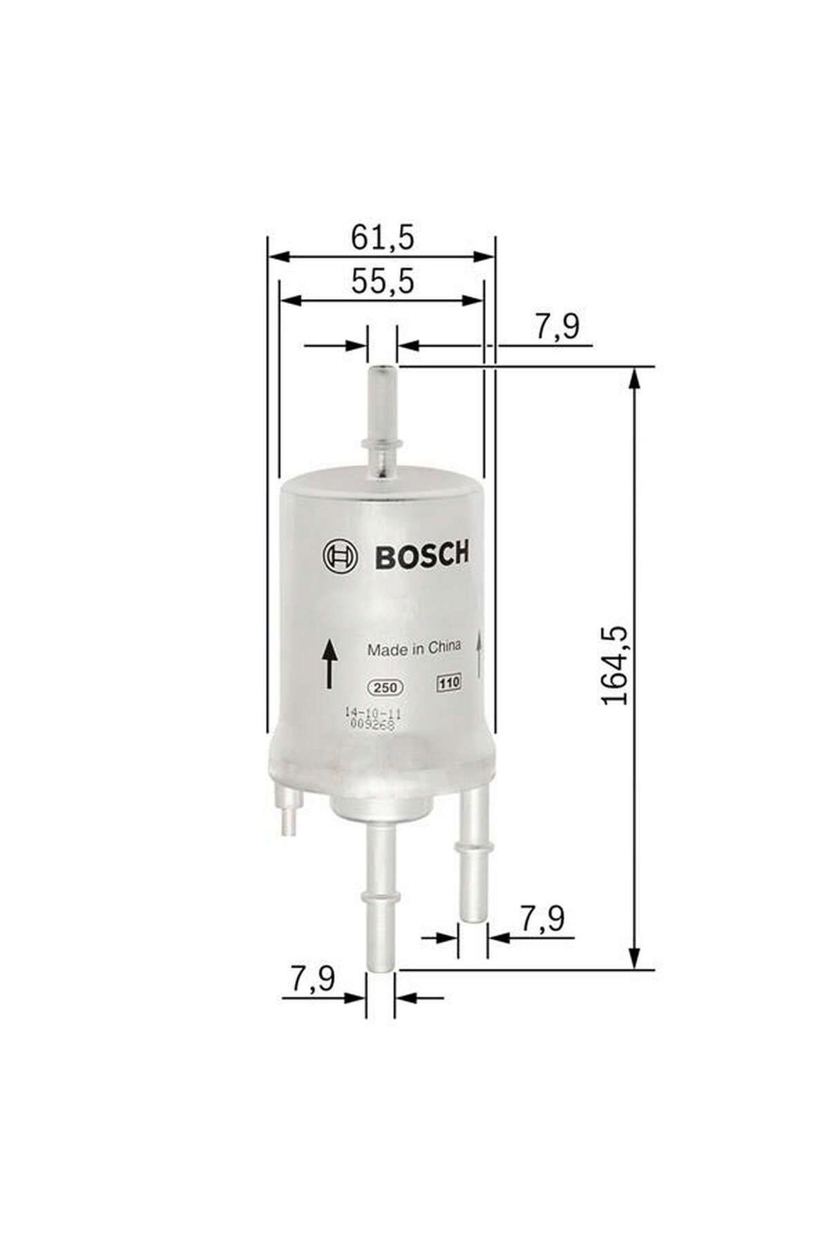 Bosch YAKIT FİLTRESİ [ AUDI A1 A3 TT; SEAT ALTEA IBIZA V LEON TOLEDO III; SKODA, FABIA, OCTAVI 540133