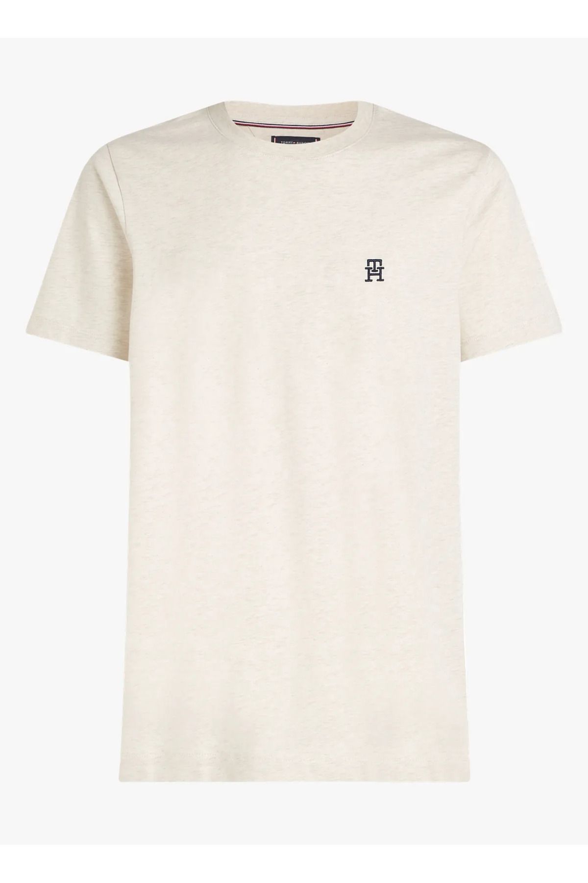 Tommy Hilfiger-Tommy Hilfiger Men Cream T-Shirts 1