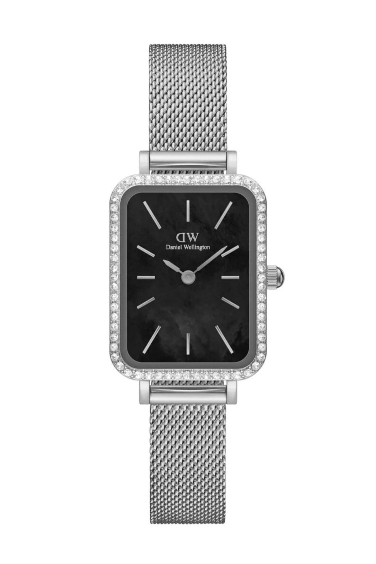 Daniel Wellington-Petite Quadro Damen Uhr Silber Dw00100667 1