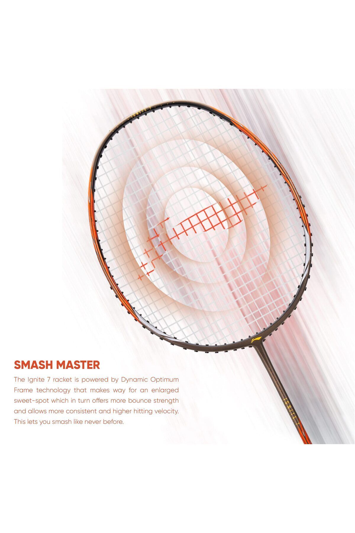 Li-Ning-G-force Superlite Ignite 7 | Carbon Fibre Strung Badminton Racket | Lightweight & Durable 4