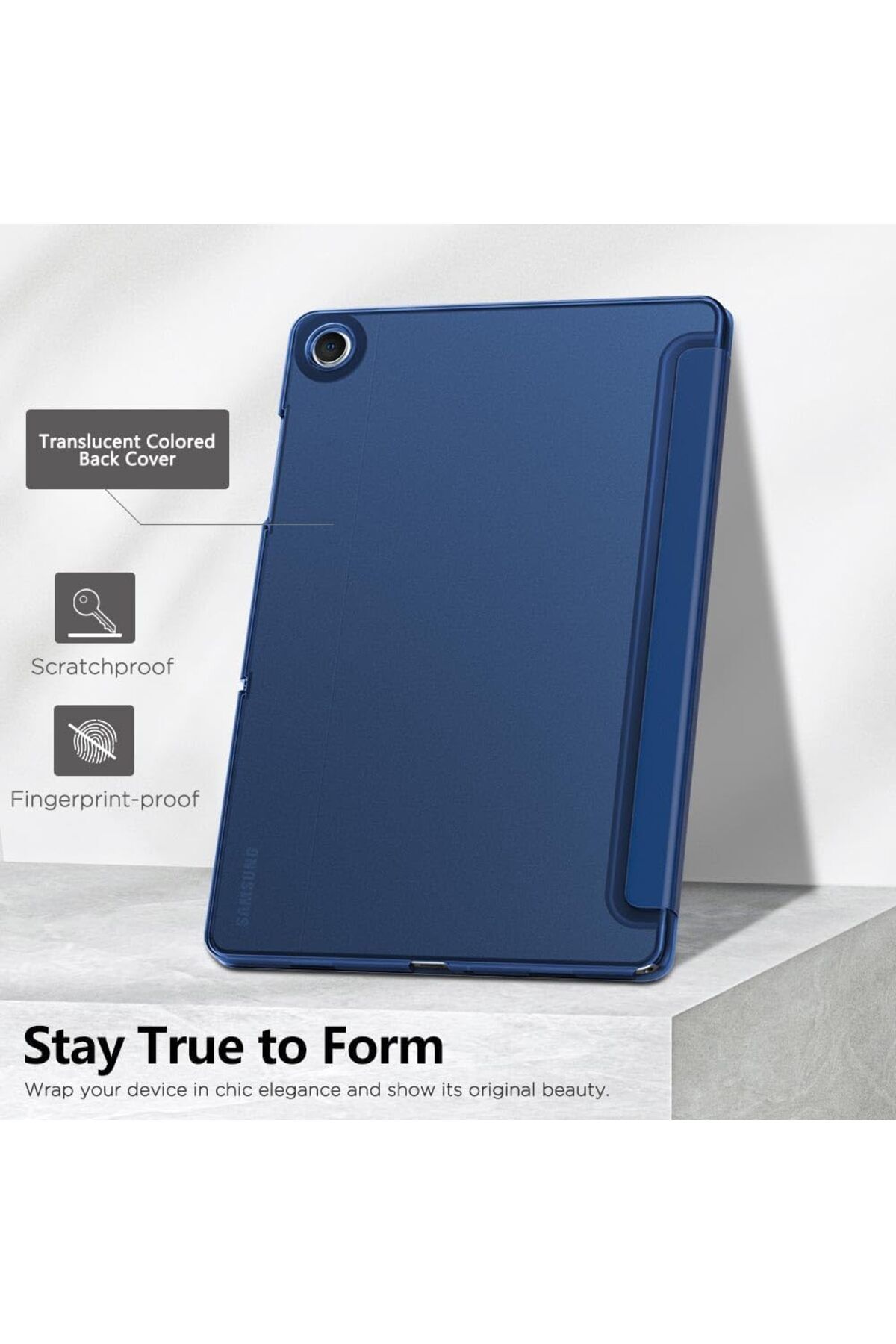 UnDePlus-Galaxy Tab A9 8.7Inch to X110 X115 X117 Model Compatible Pu Leather Case Smart Stand Case with Sleep Mode 5