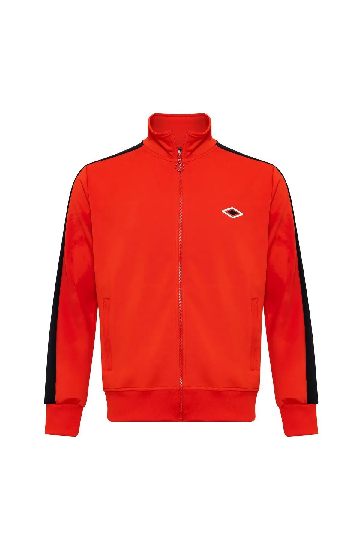 UMBRO-View Jacket Stand Collar Red Men's Tracksuit Set Fc-0203 2