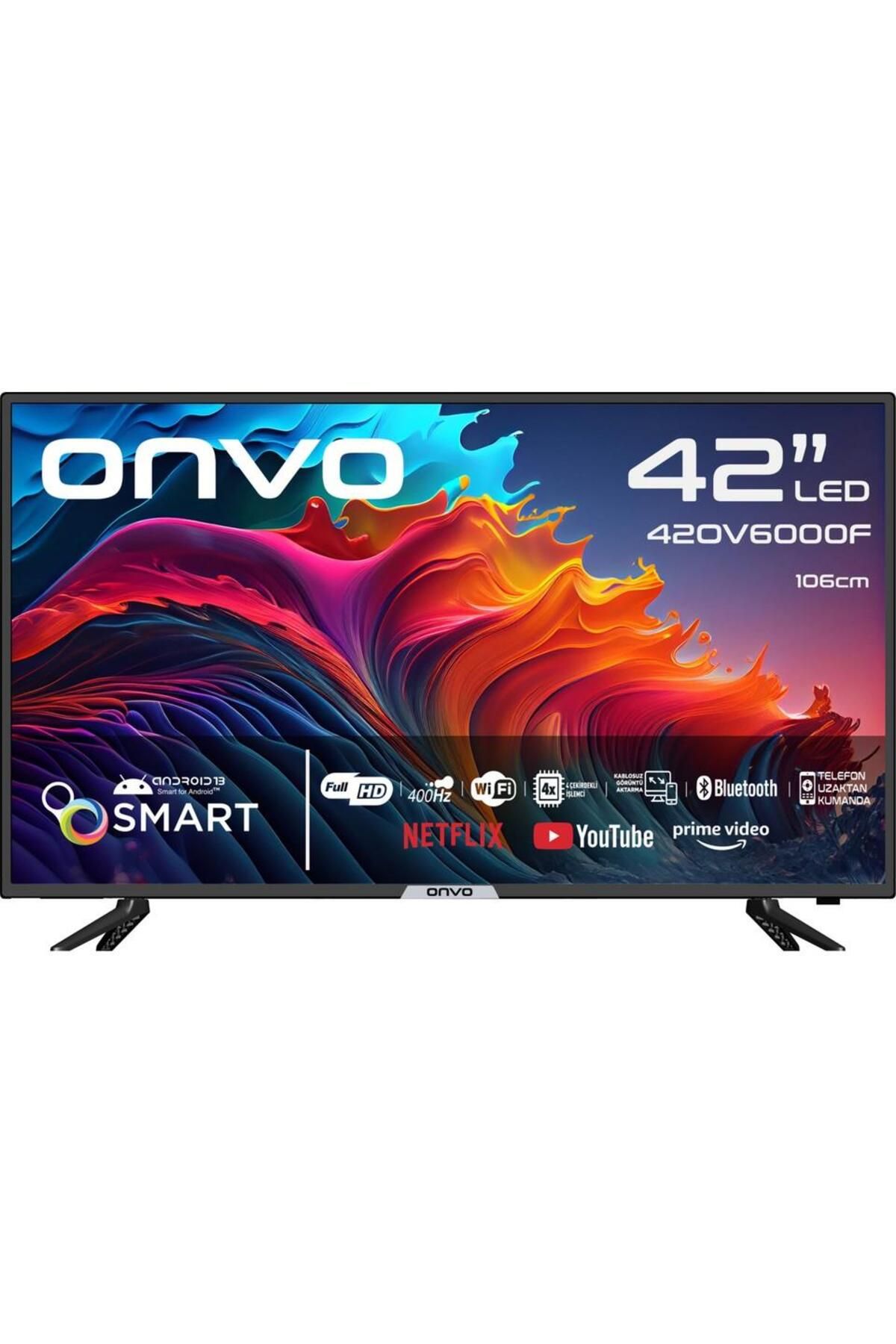 ONVO 42ov6000f Full Hd 42" 106 Ekran Uydu Alıcılı Android Smart Led Tv