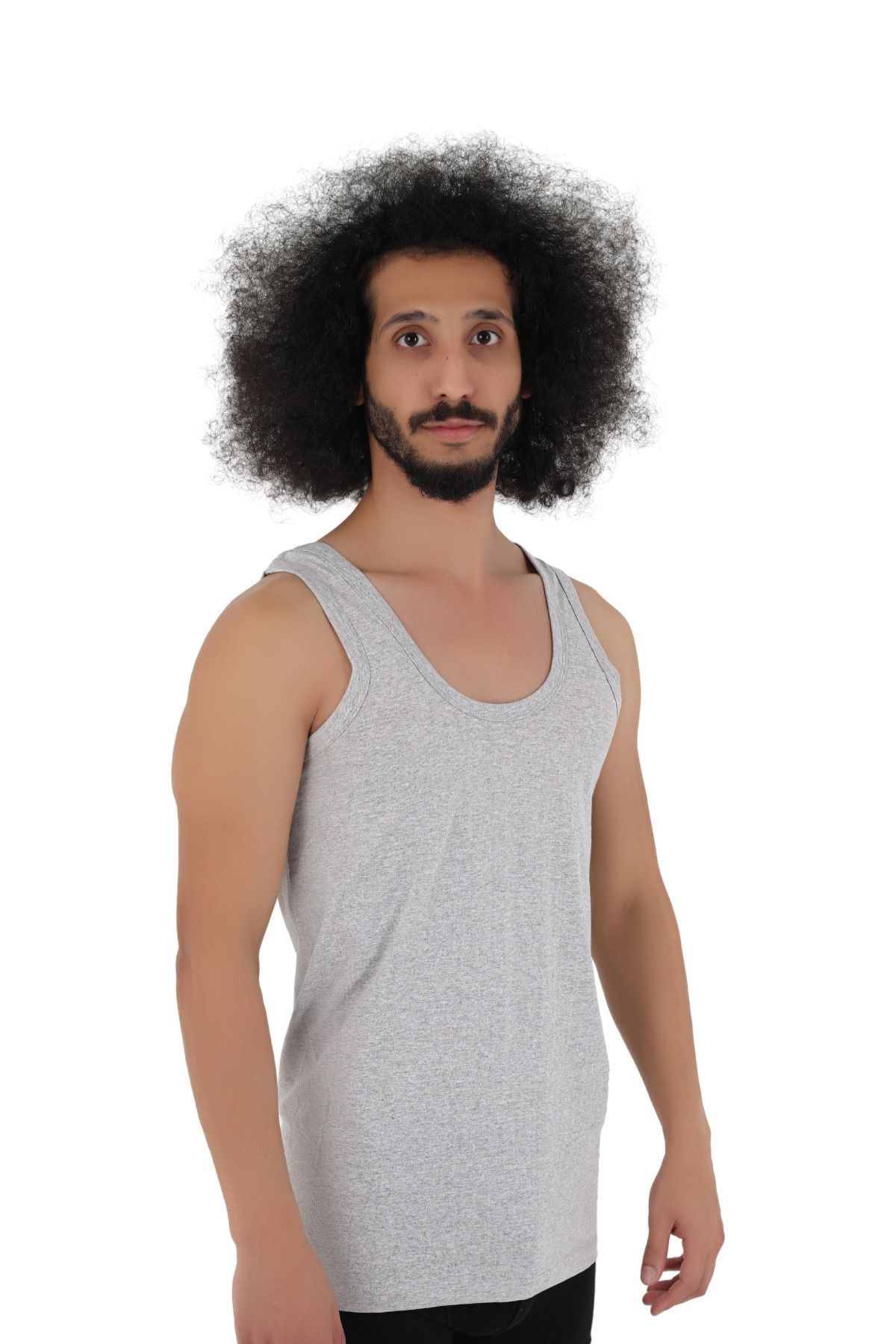 CENNETOĞLU-Men's Cotton Tank Top - Pack of 3 5