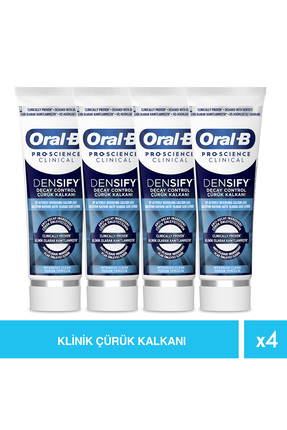 Oral-B  Densify Pro Science Çürük Kalkanı Diş Macunu 65 ml x 4