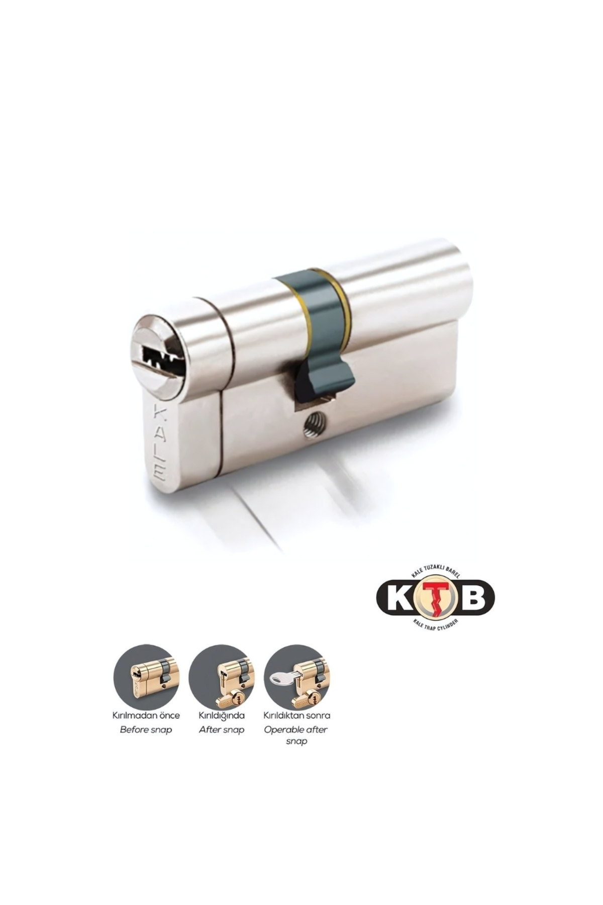 Kale Kilit | 164 Ktbs Lock Cylinder, Trap Lock Hub, Barrel 68 Mm ...