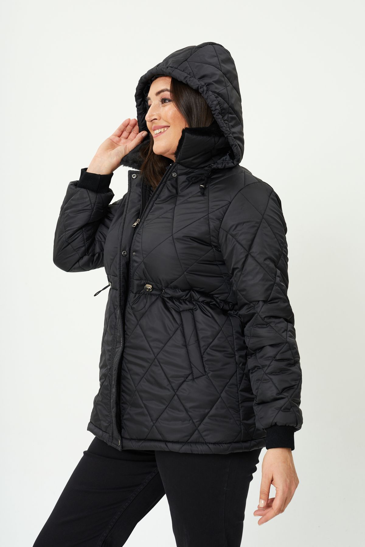 Brendon-Plus Size Winterjacket - Black - Regular fit 5