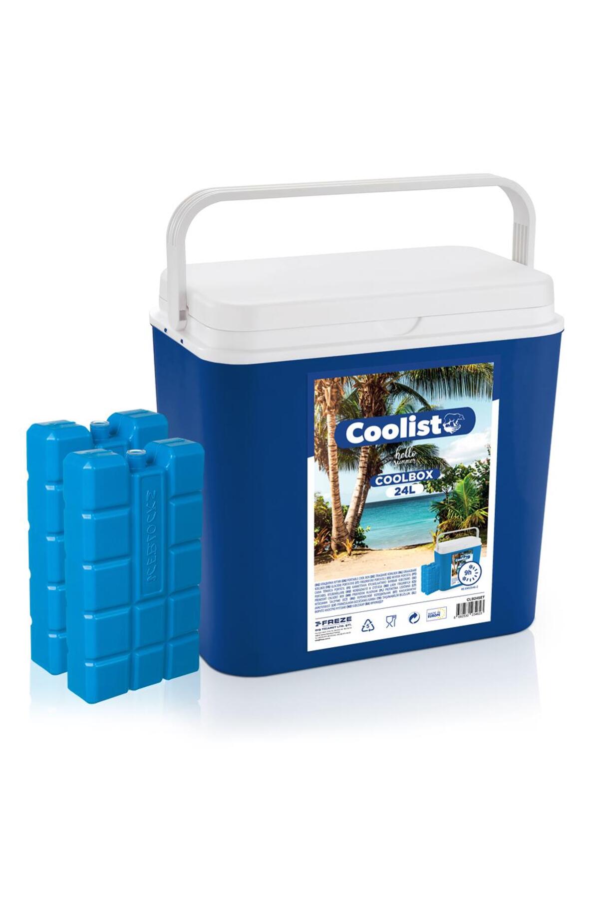 CLB24SET 24 Liter Freezer + 2 x 400g Ice Cassette