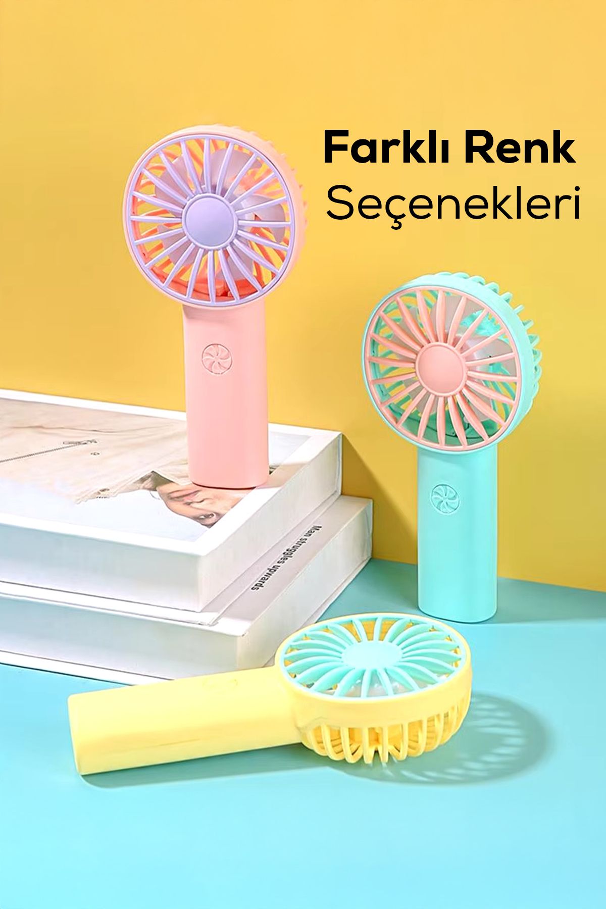 Techno Stock Mini Fan Usb Vantilatör El Fanı Taşınabilir Vantilatör Şarjlı
