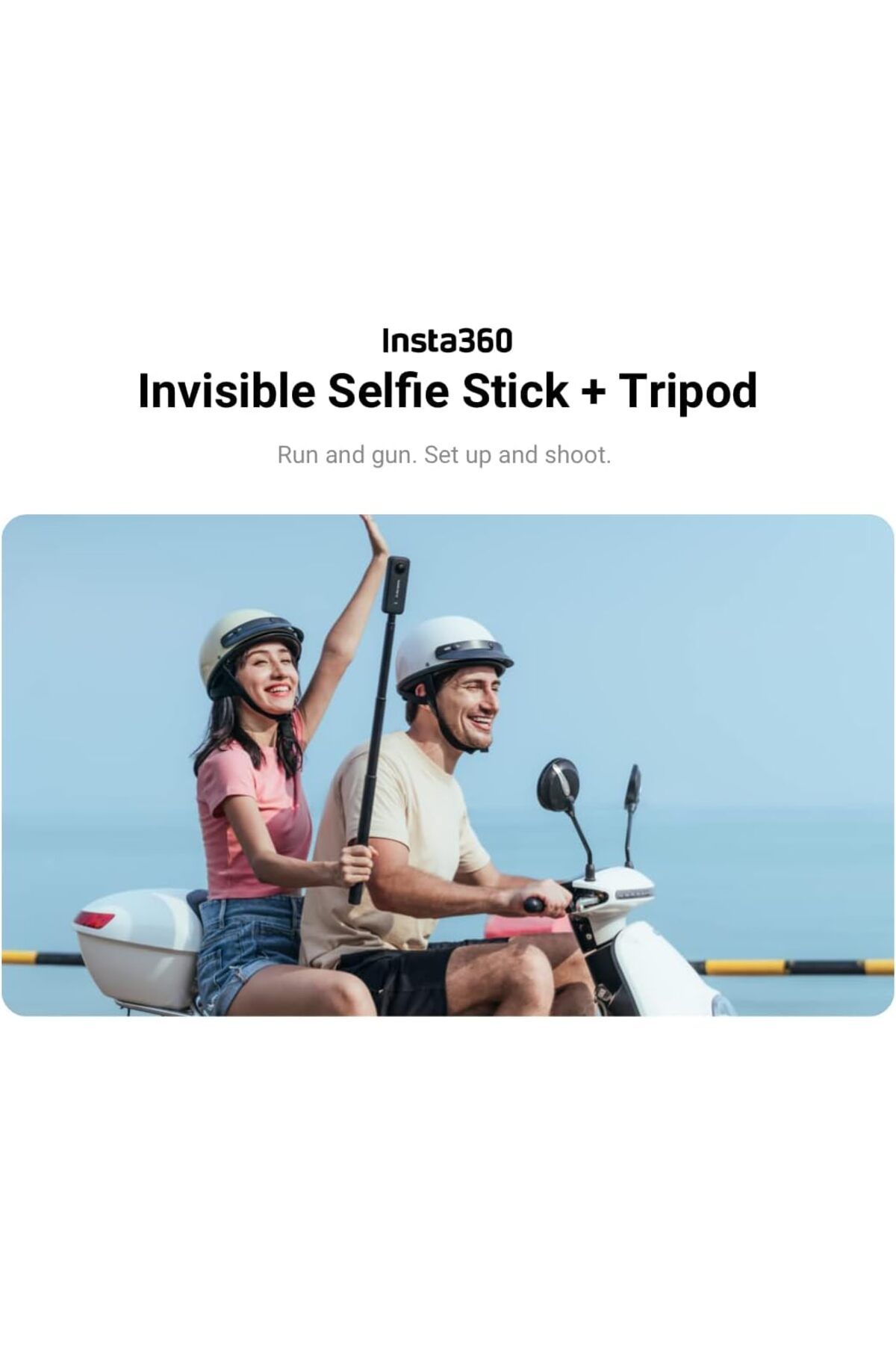 Insta360-2-in-1 Invisible Selfie Stick + Tripod upto 105CM CINX2CB/G 4