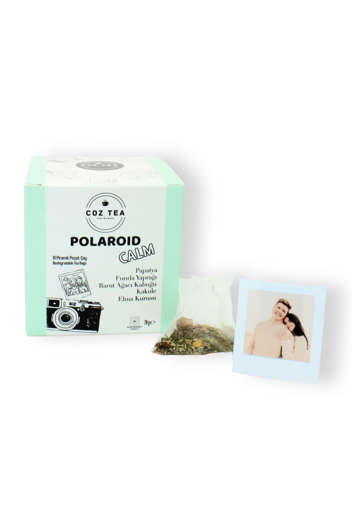 COZ TEA Polaroid Calm Piramit Poşet Bitki Çayı