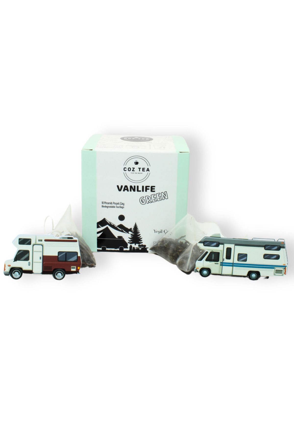 COZ TEA VANLIFE GREEN Piramit Poşet Yeşil Çay