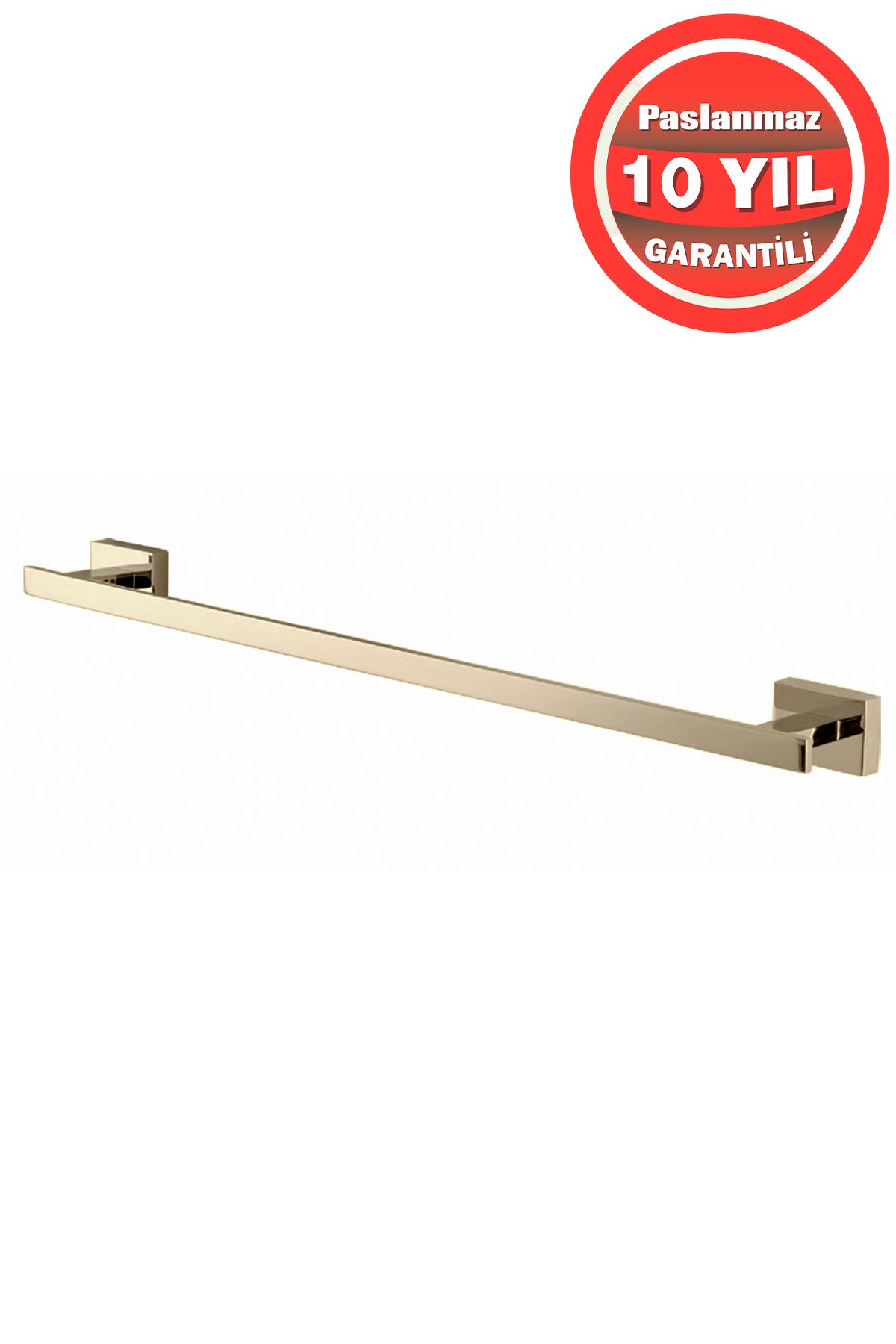 ÇELİK BANYO Paslanmaz Pirinç knzo Uzun Havluluk 50cm Altın Gold