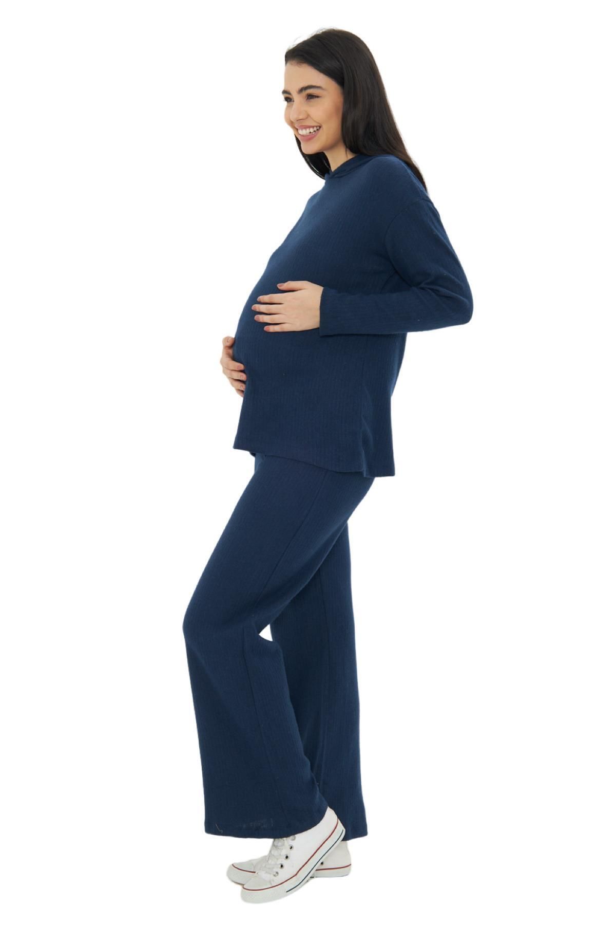 Luvmabelly-- Myra9610 - Knitted Maternity Bottom Top Set 3