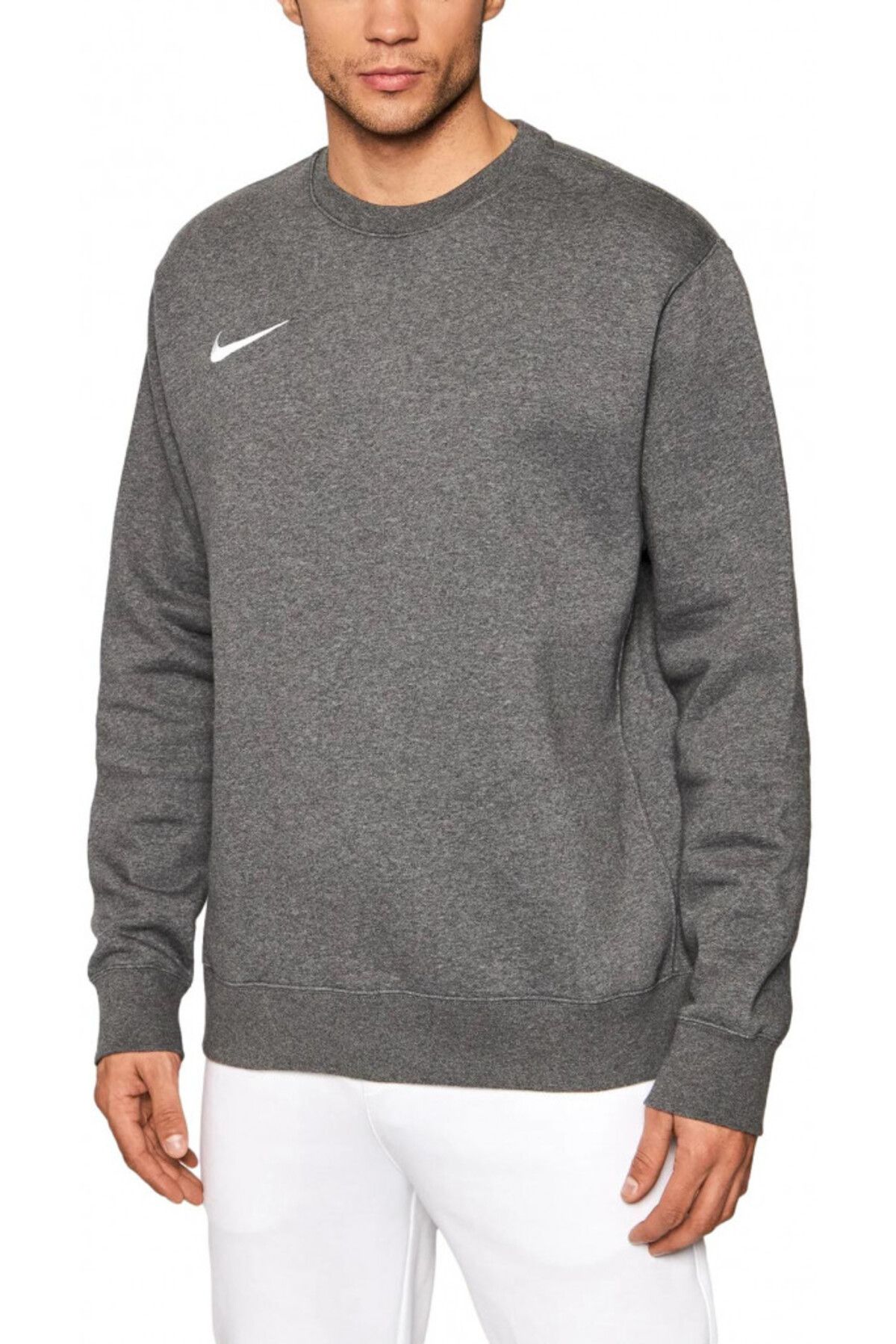 Nike-Grey Raster Unisex Fleece Closed Sweat Cw6902-071 1