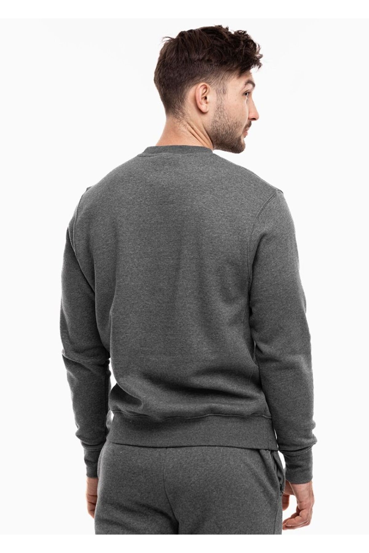 Nike-Sports Sweatshirt - Gray - Slim fit 4