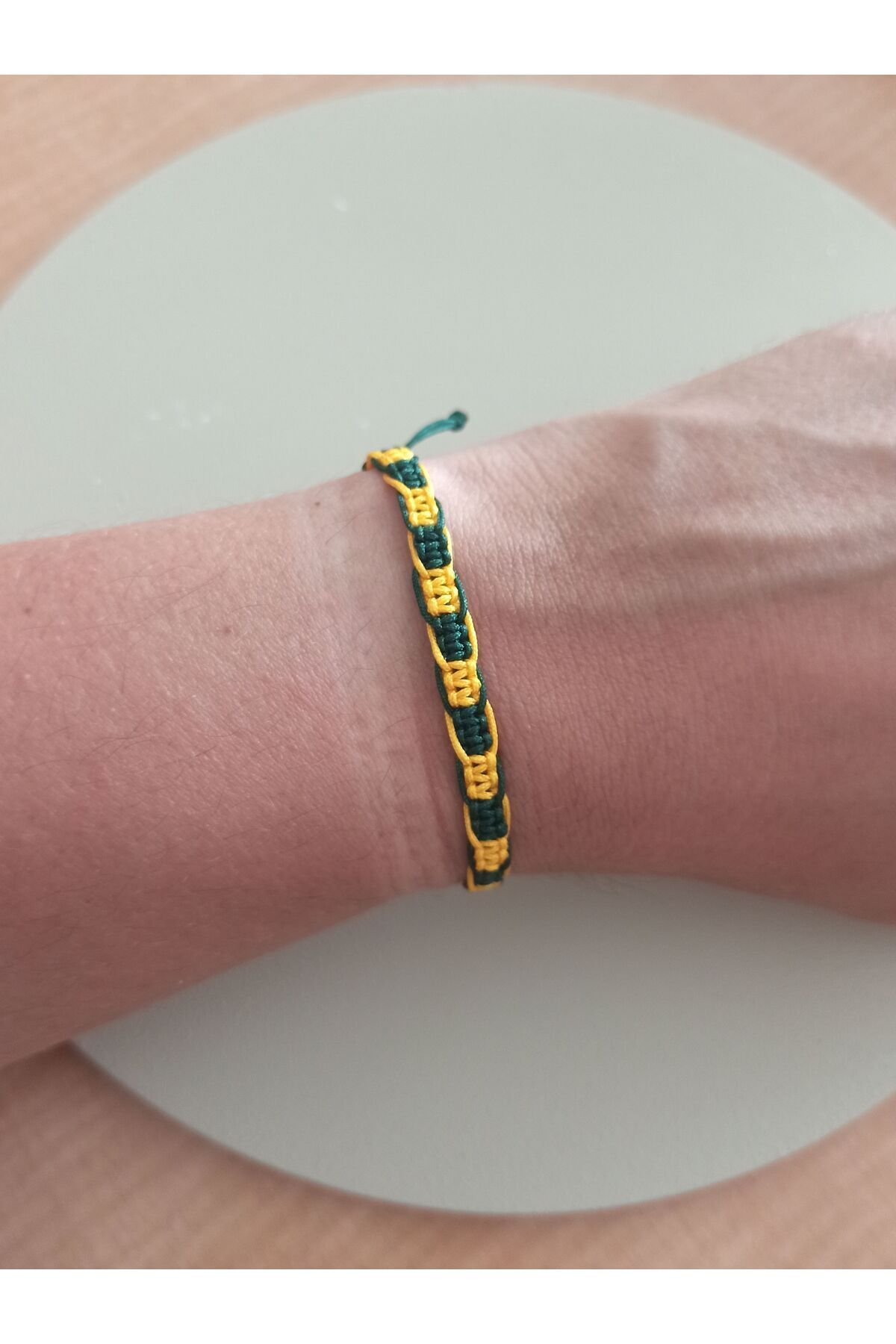 TREND-Yellow Green Unisex Macrame Bracelet 2