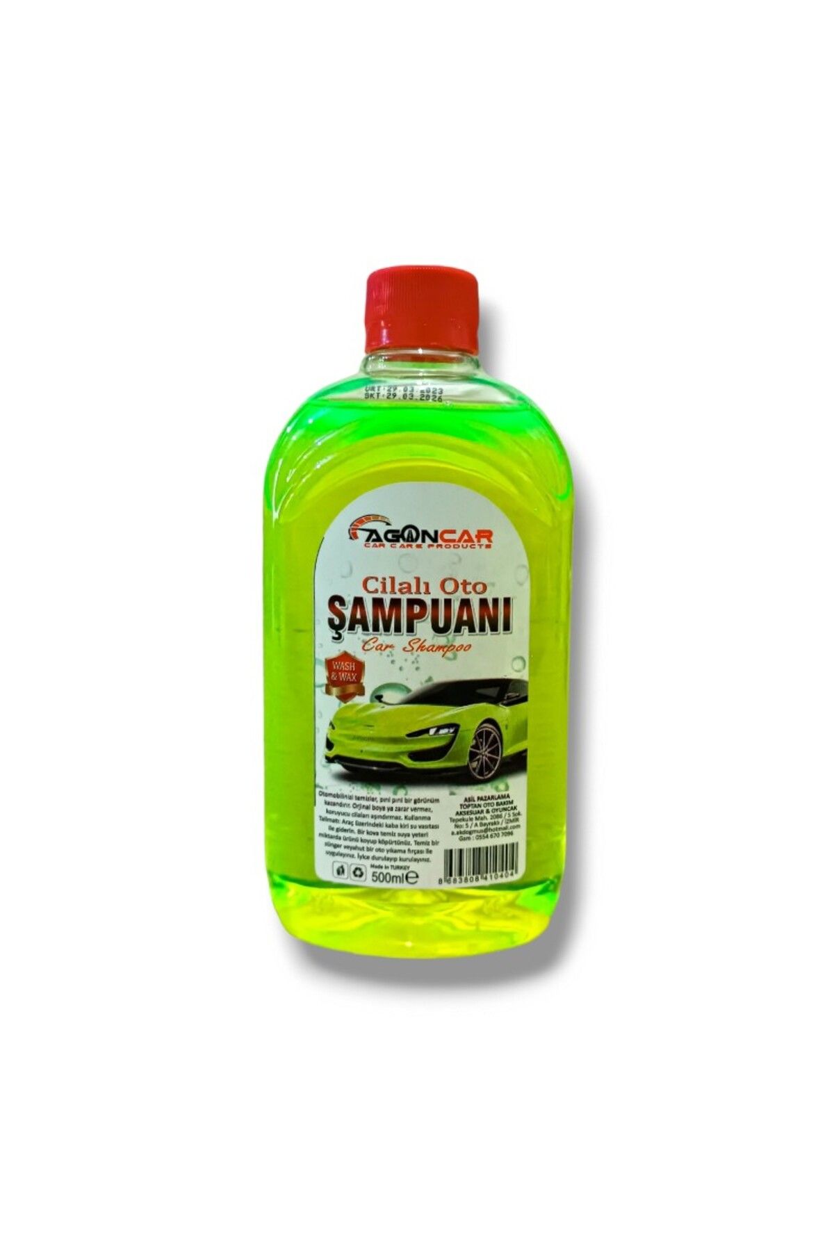 AGONCAR Cilalı Oto Şampuanı - 500 ml