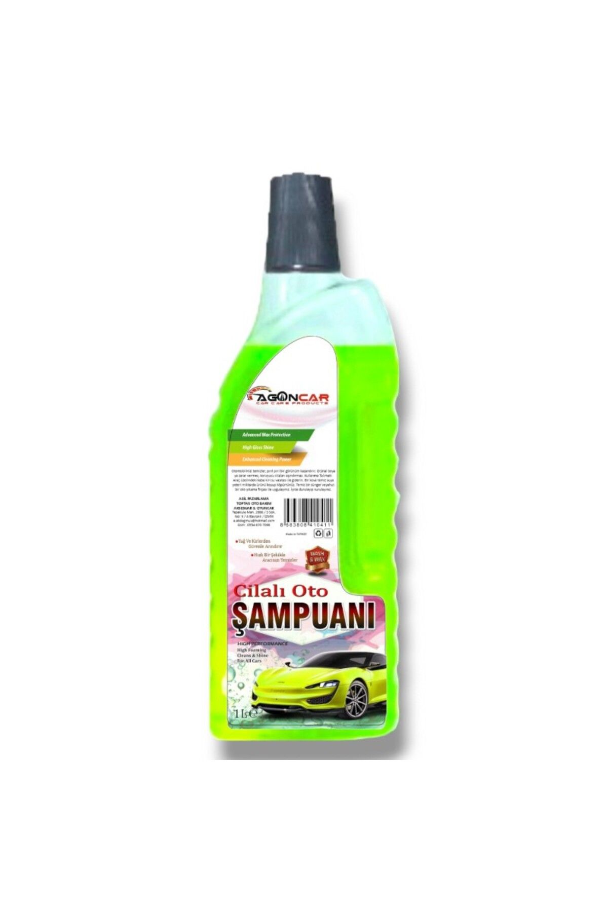 AGONCAR Cilalı Oto Şampuanı - 1000 ml