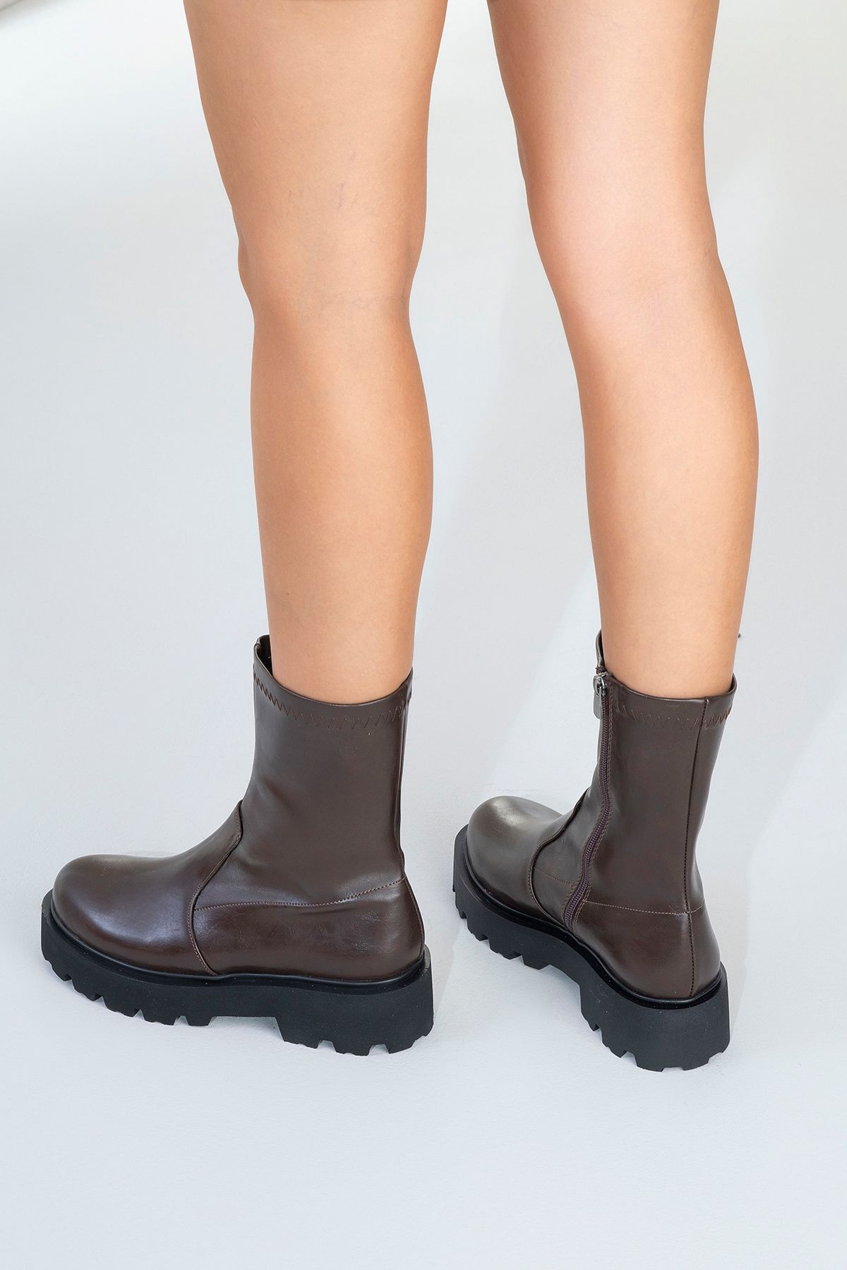LuviShoes-Rush hnědé dámské boty 7