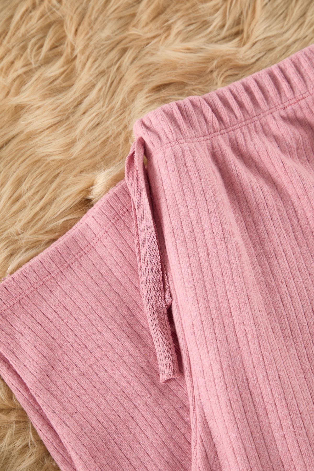 Edit by Trendyol-Pink Plus Size Knitted Sweatpants Tedaw25Aj00000 2