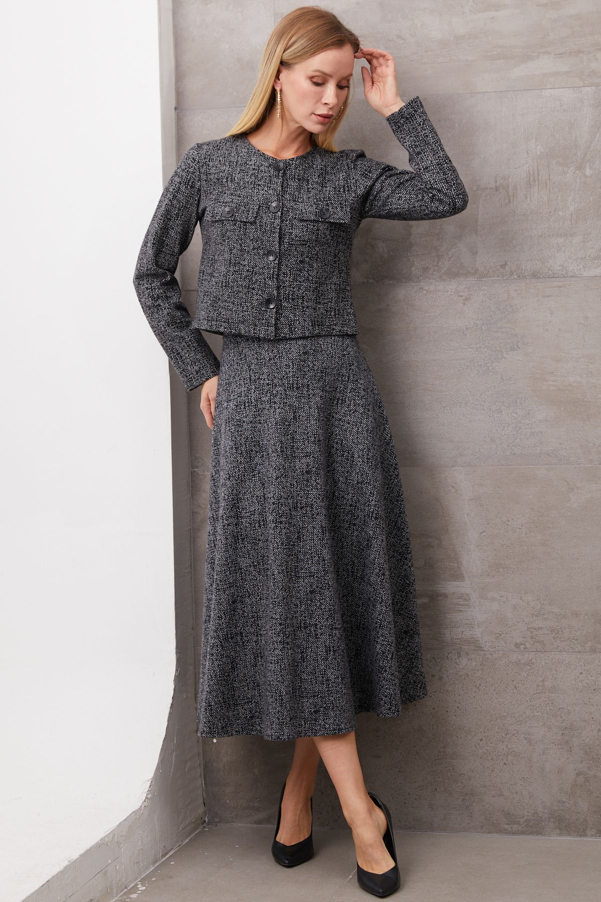 DPARİS-Front Buttoned Double Set 1