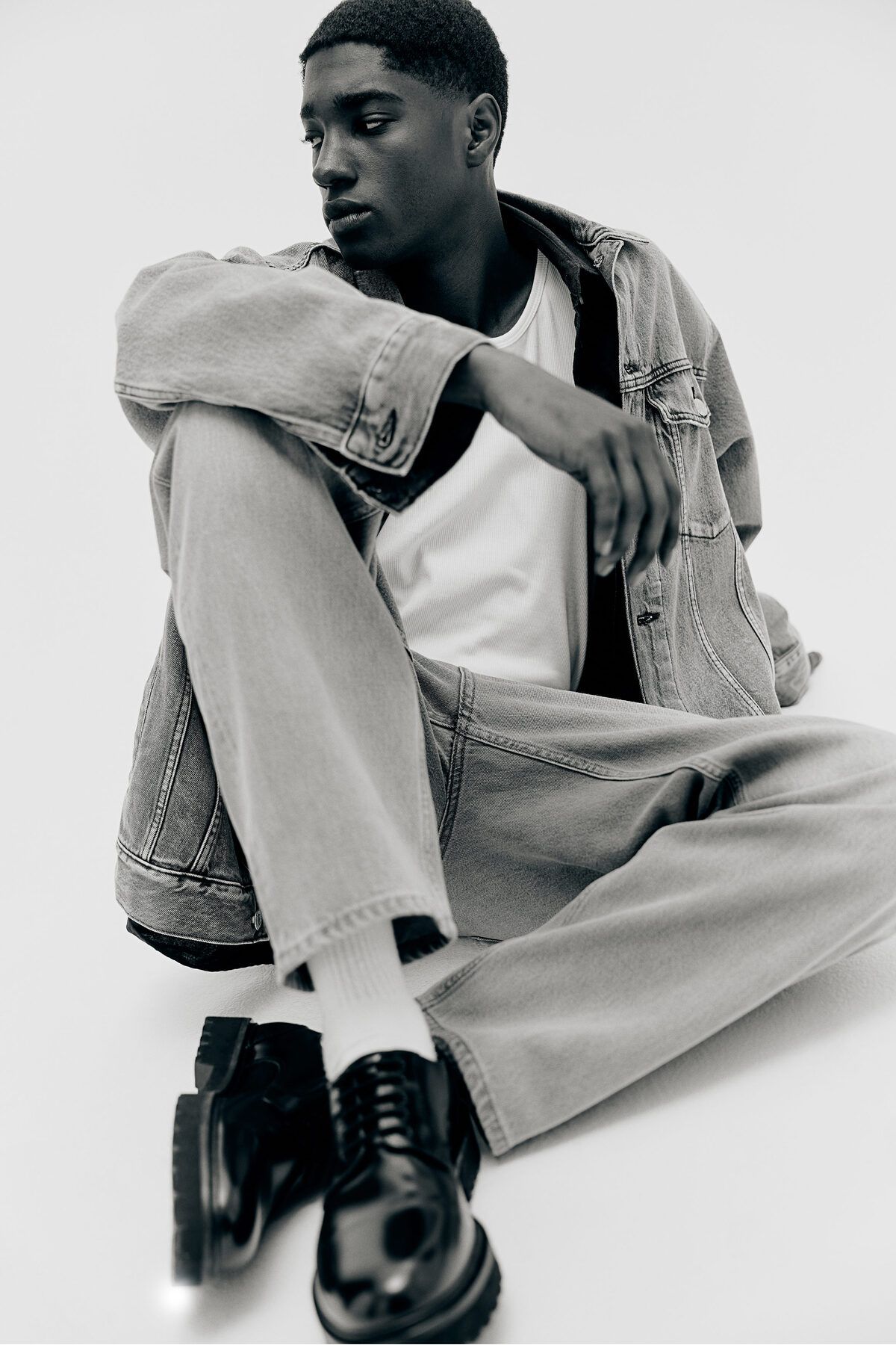 شلوار جین آبی مردانه اورجینال H M H&M