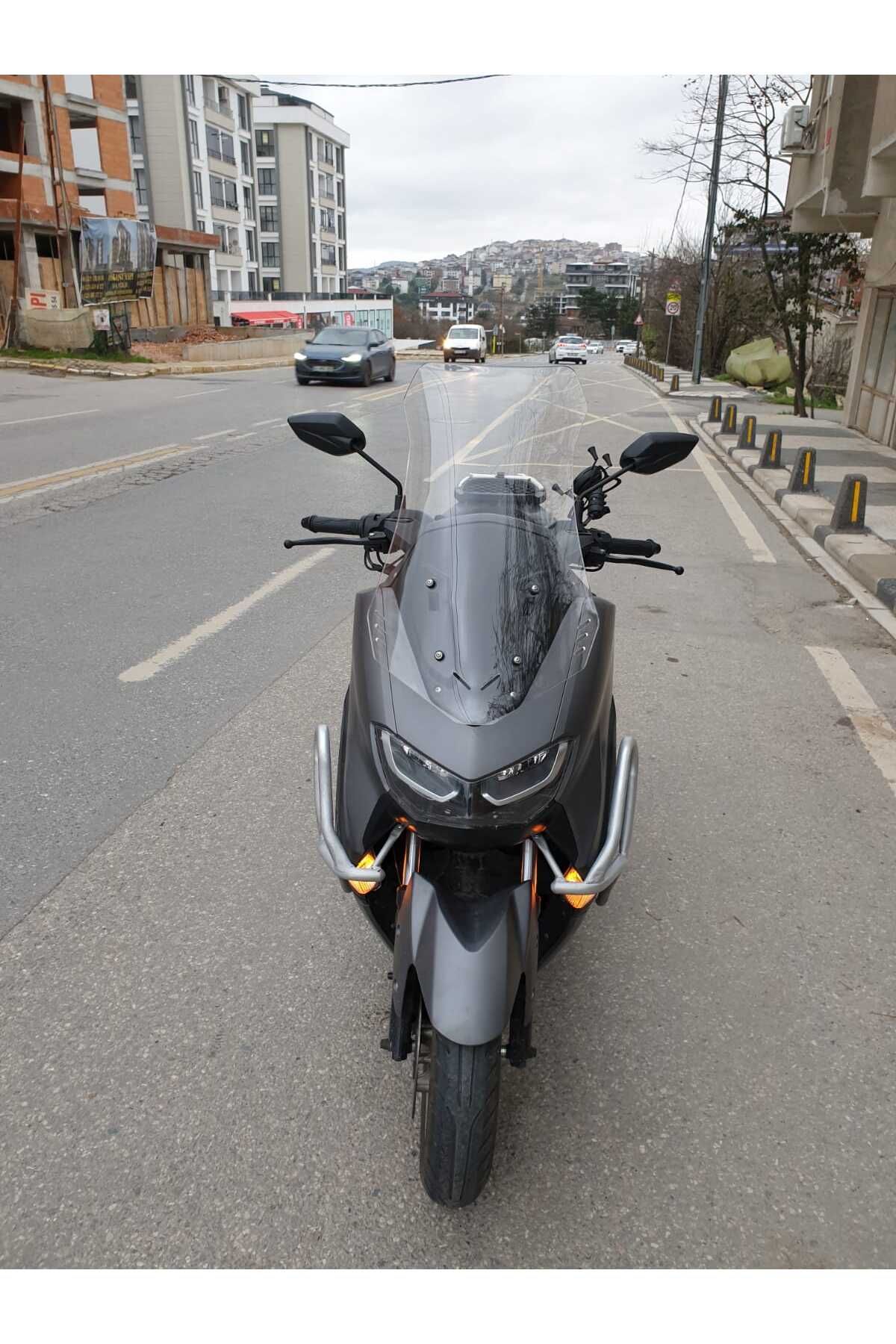 Falcon Cmax 155 Siperlik Ön Cam 2023-2025 Model 65cm Şeffaf Renkli 4mm ORTA BOYLU CAM