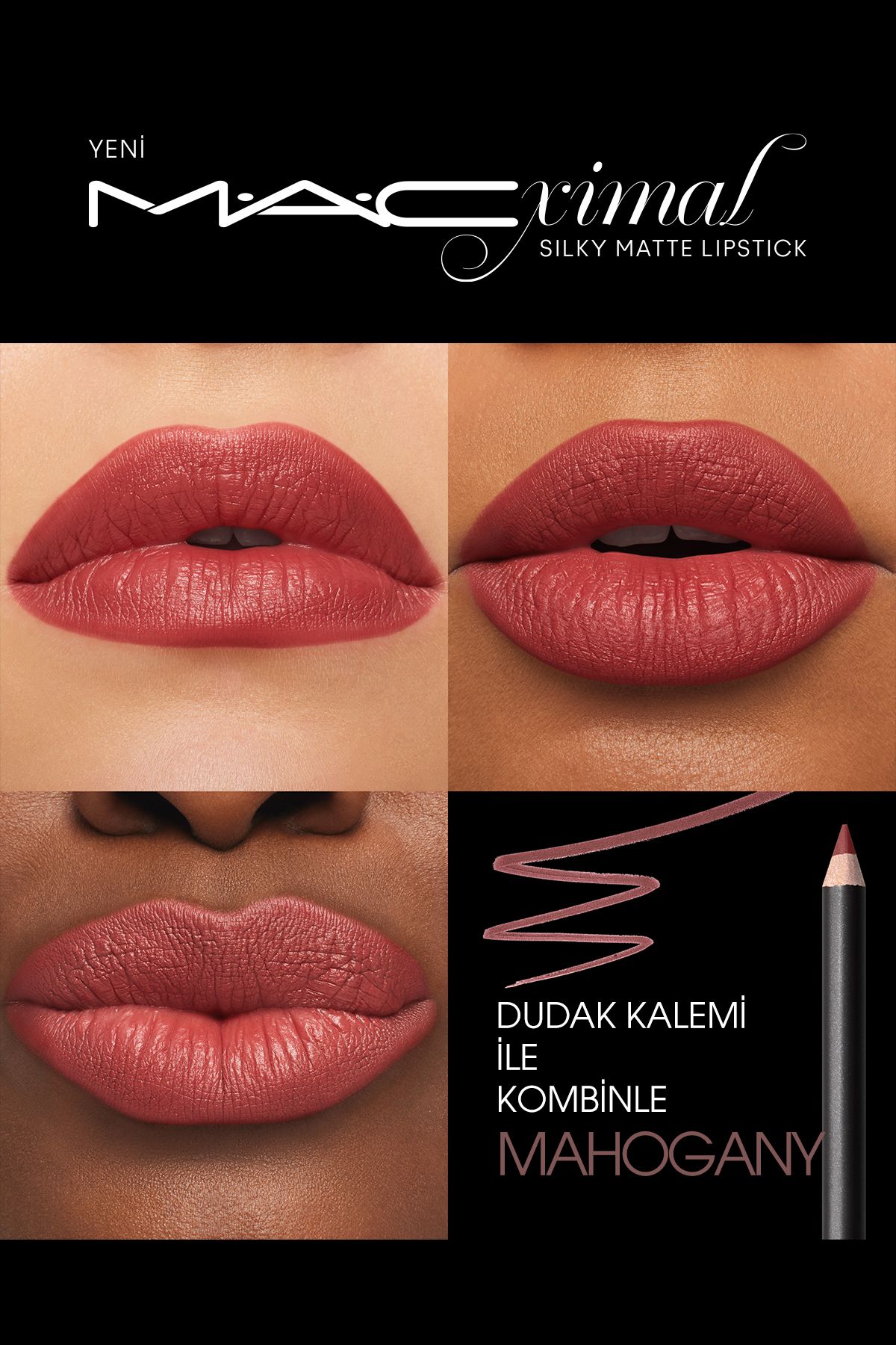 Mac M·a·cximal Silky Matte Lipstick Nemlendirme Etkili Yoğun Renk Sağlayan Ruj - Go Retro-5