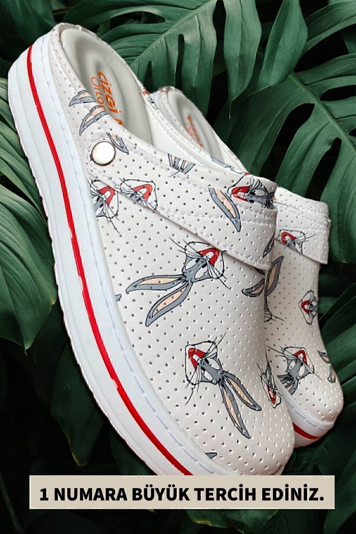 greys life famous rabbit pattern womens sabo slippers orthopedic doctor nurse hospital slippers